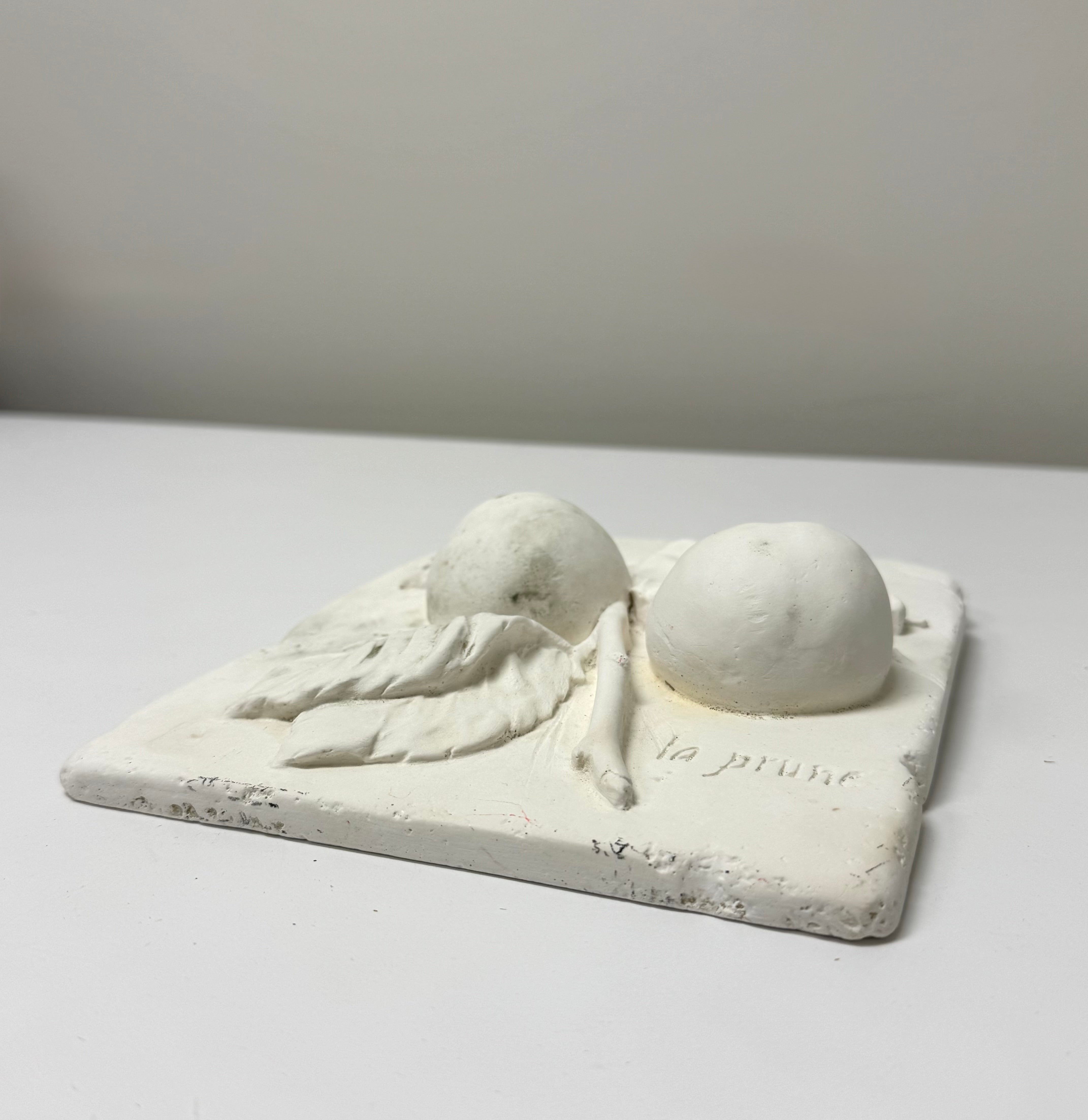 'La Prune' Plaster Wall Plaque