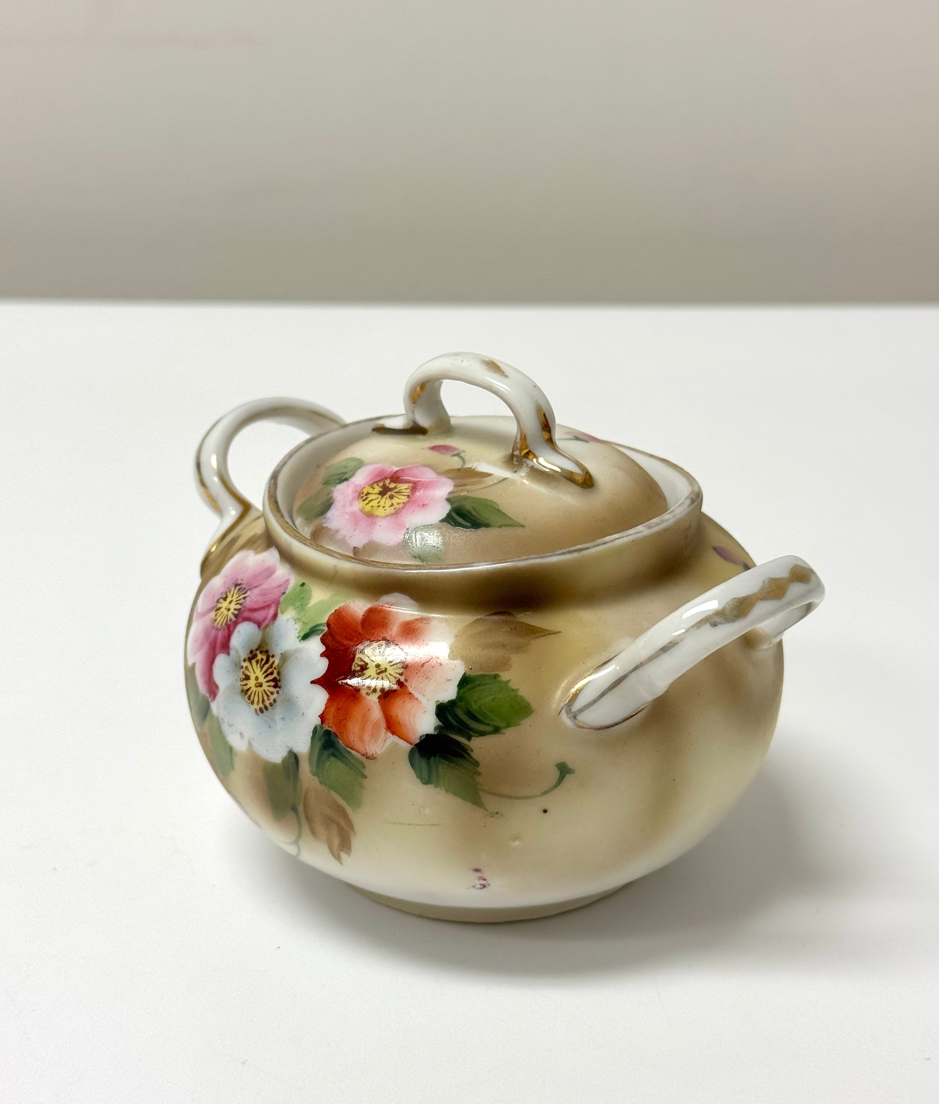 Antique NIPPON Lidded Bowl