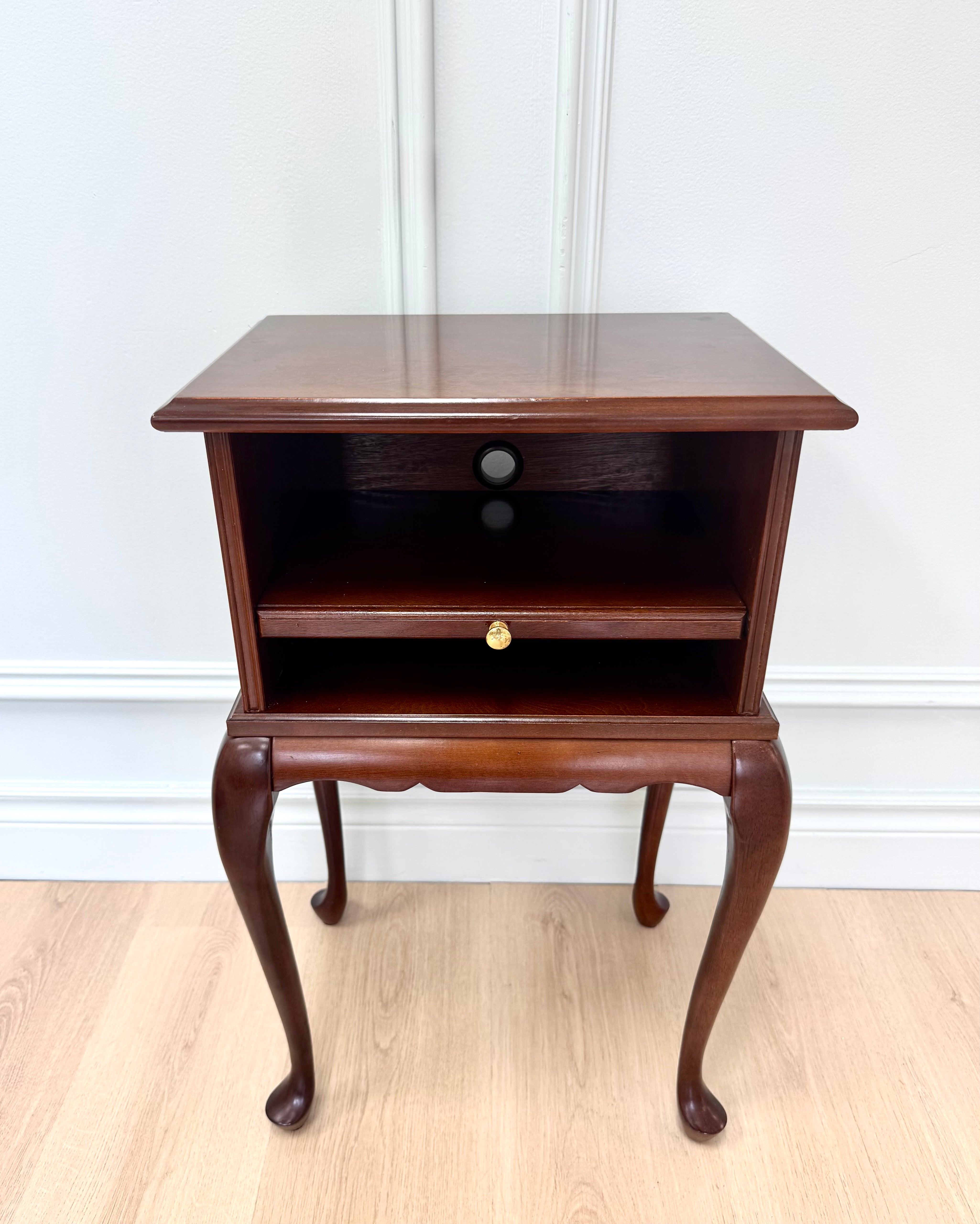 BOMBAY Side Table with Pull-out Tray