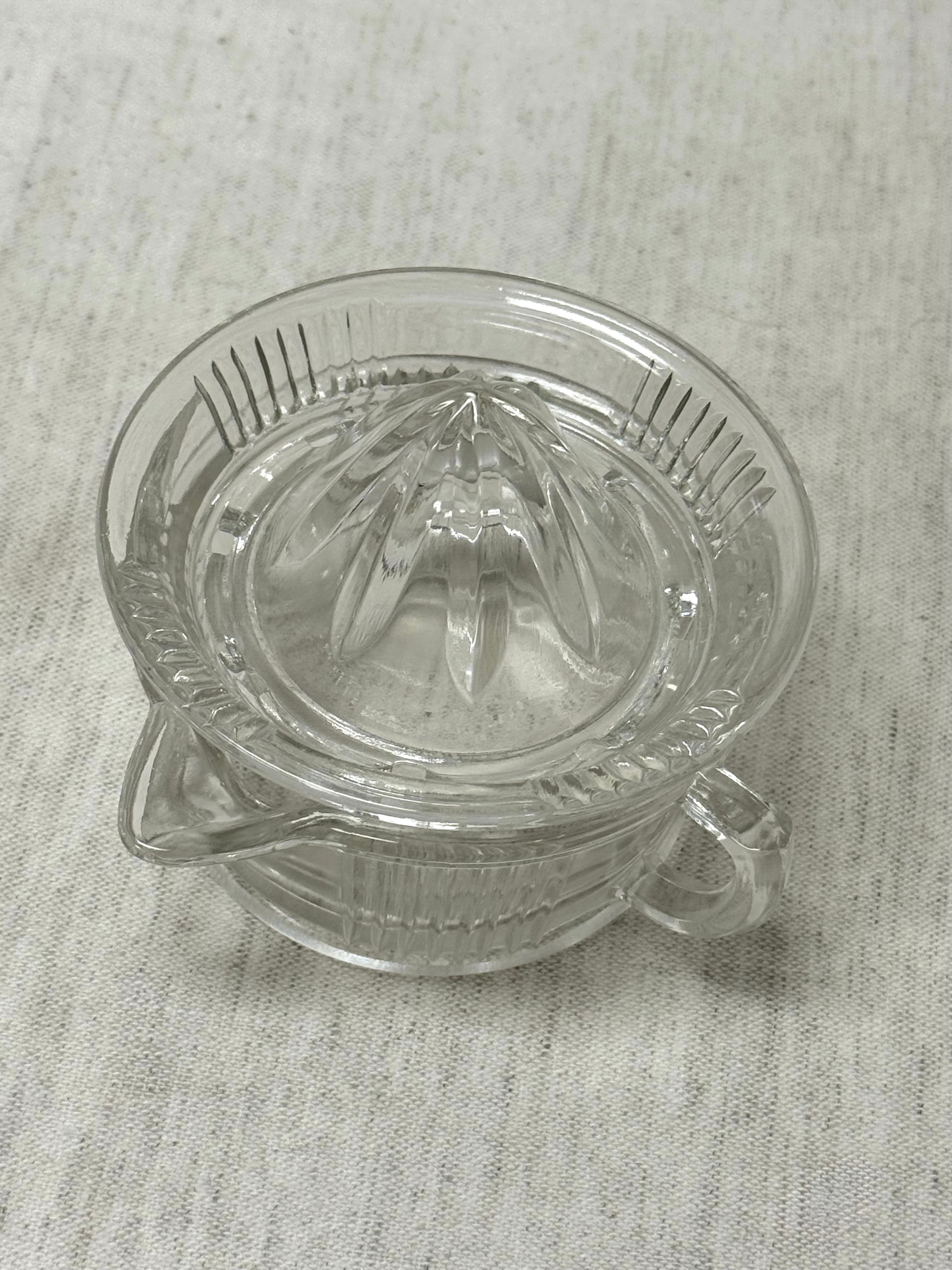 Vintage Small Glass Juicer