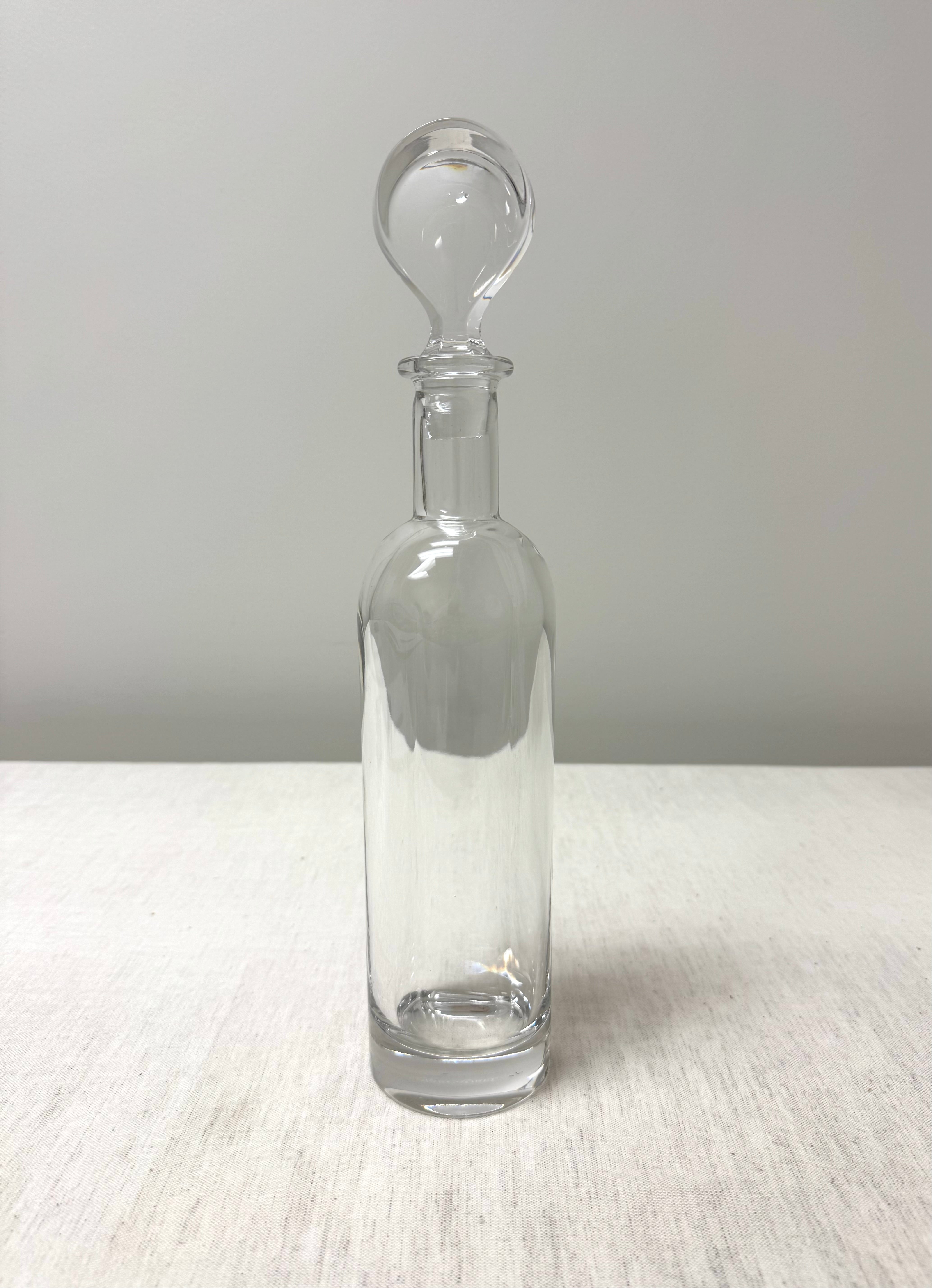 Vintage MARC AUREL Modernist Crystal Decanter