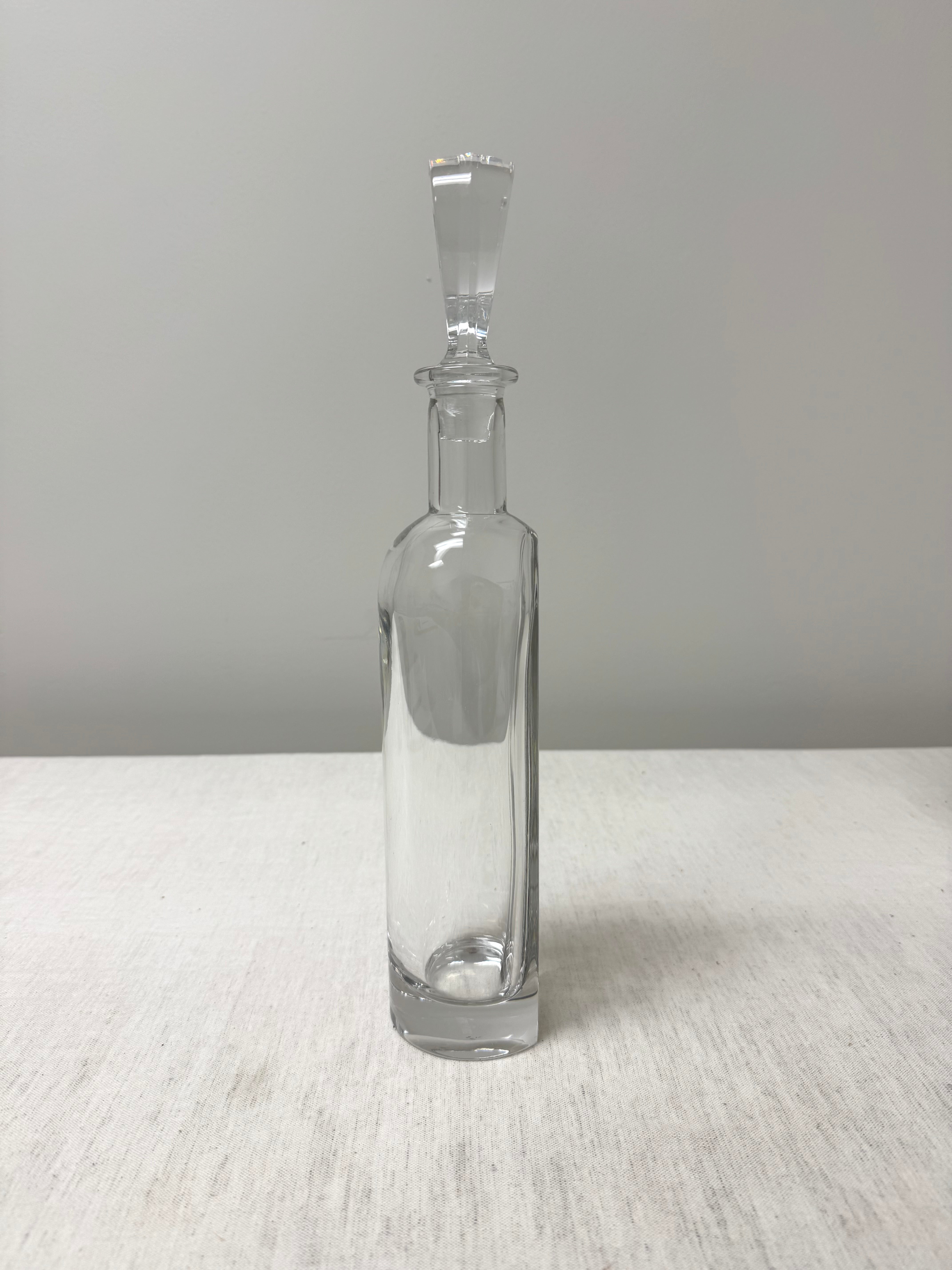 Vintage MARC AUREL Modernist Crystal Decanter