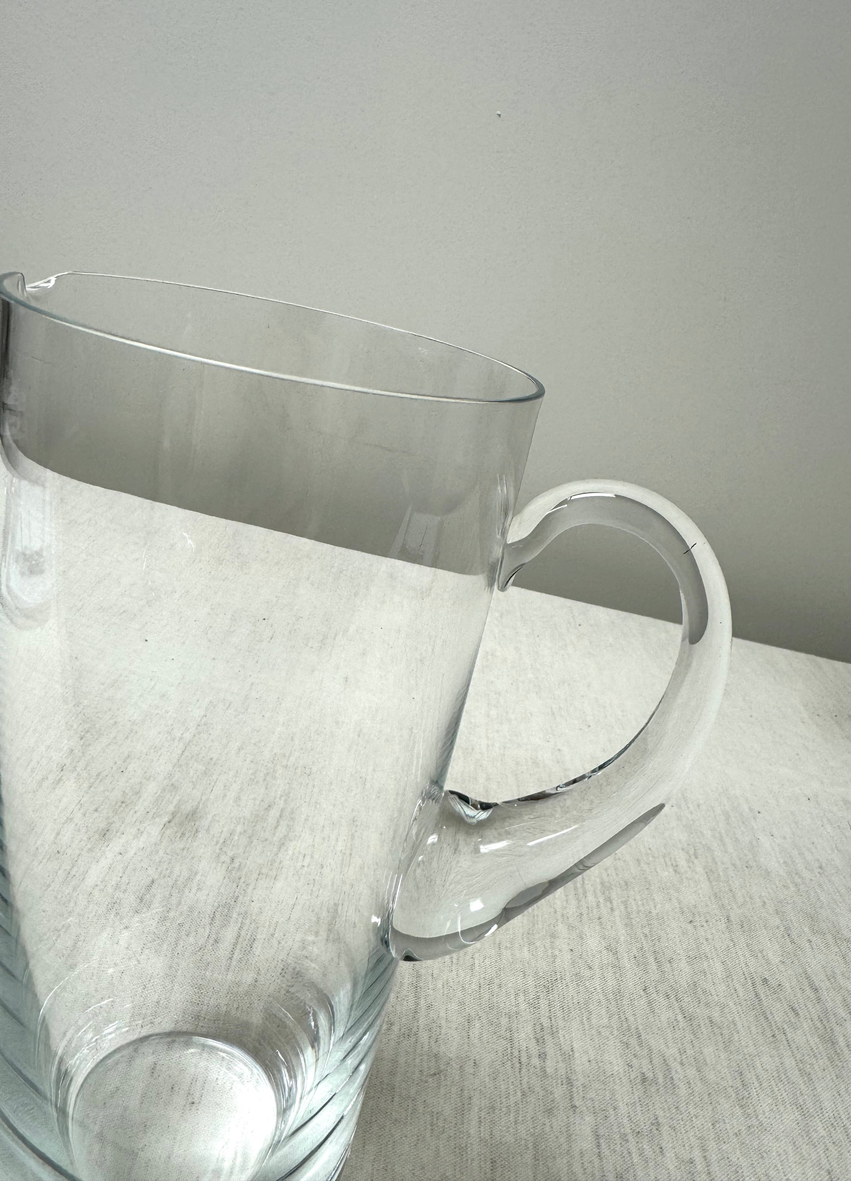 Modern Glass Pitcher