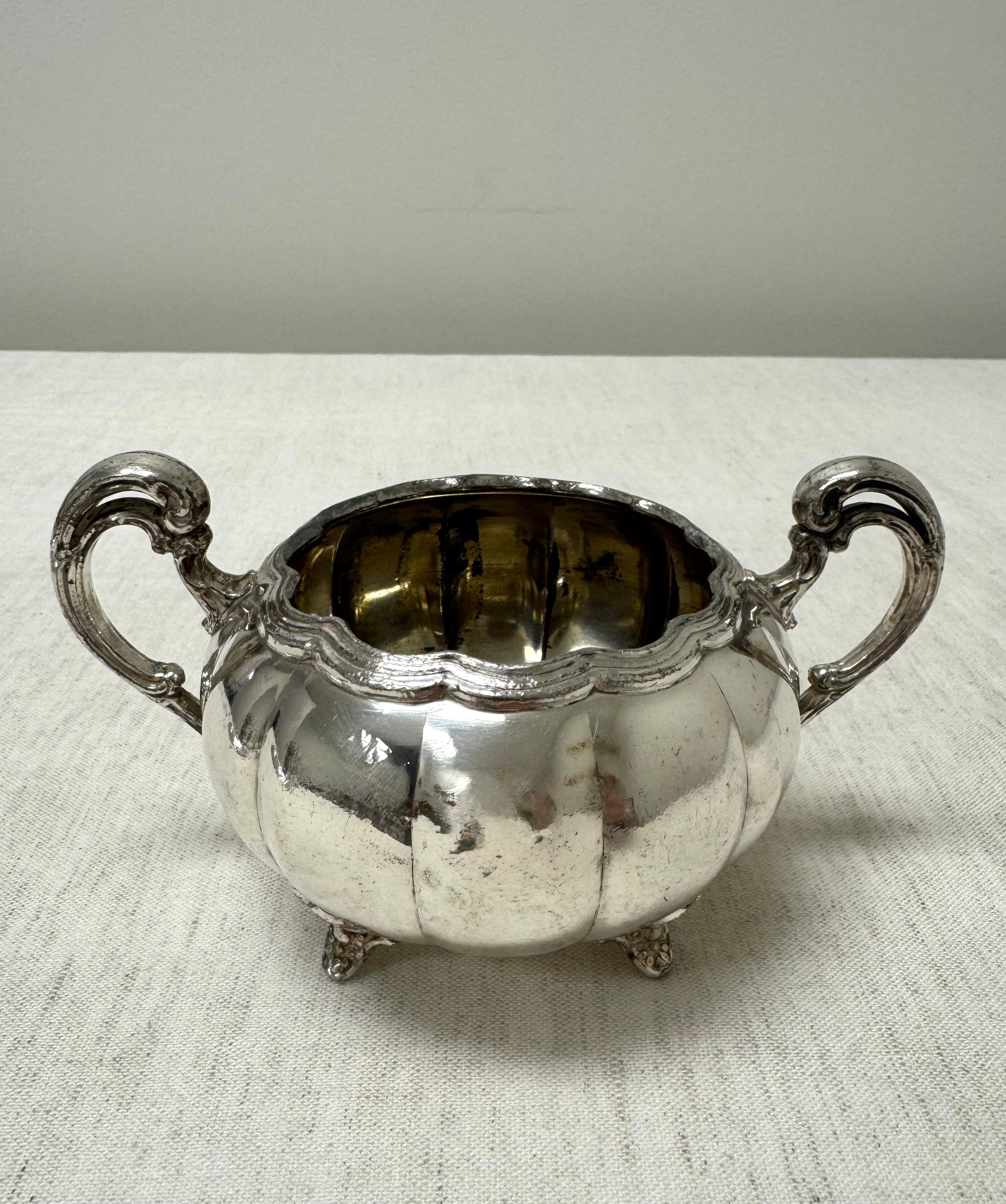 Vintage Silverplate Small Bowl with Handles