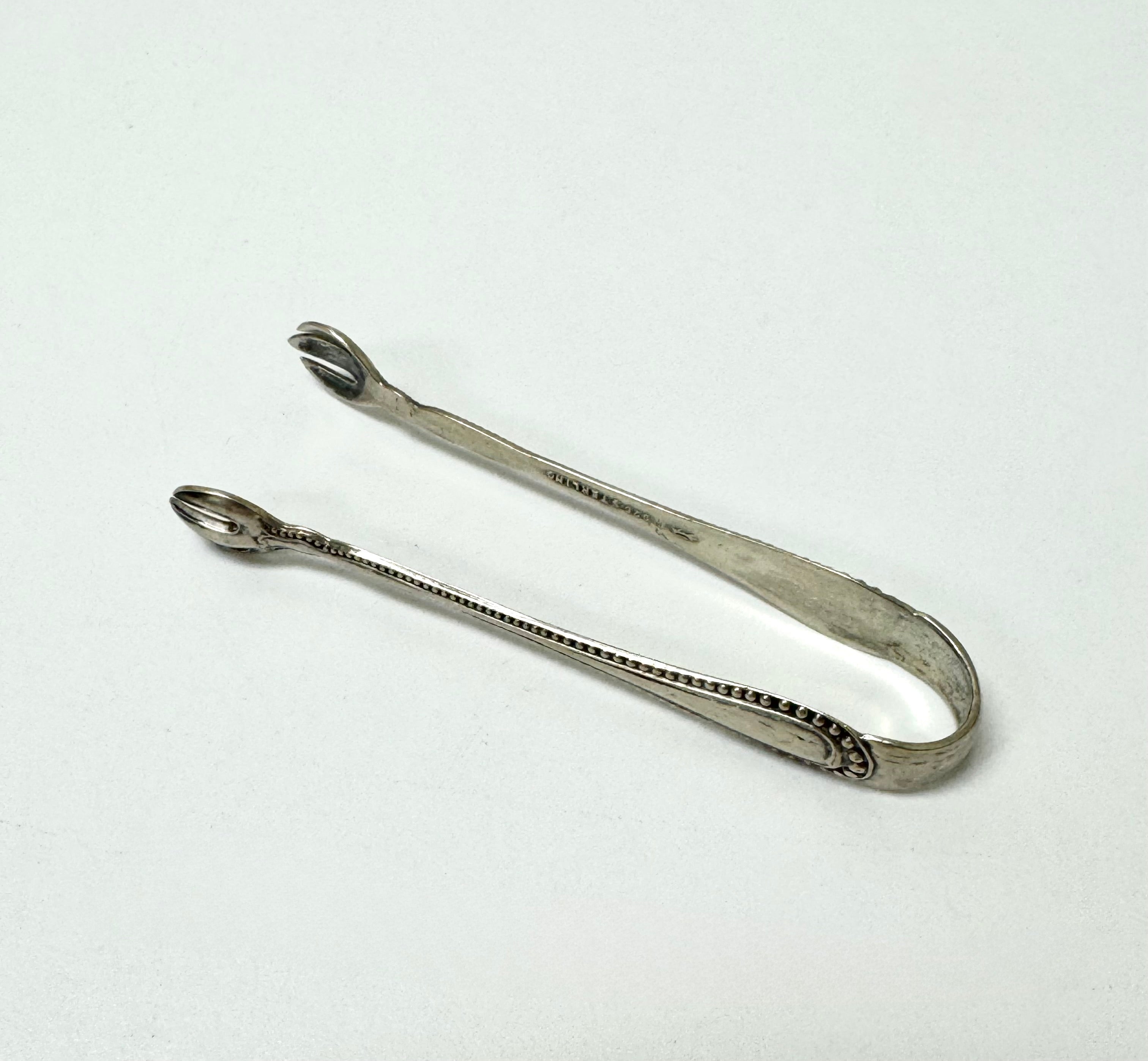 Vintage Sterling Sugar Tongs