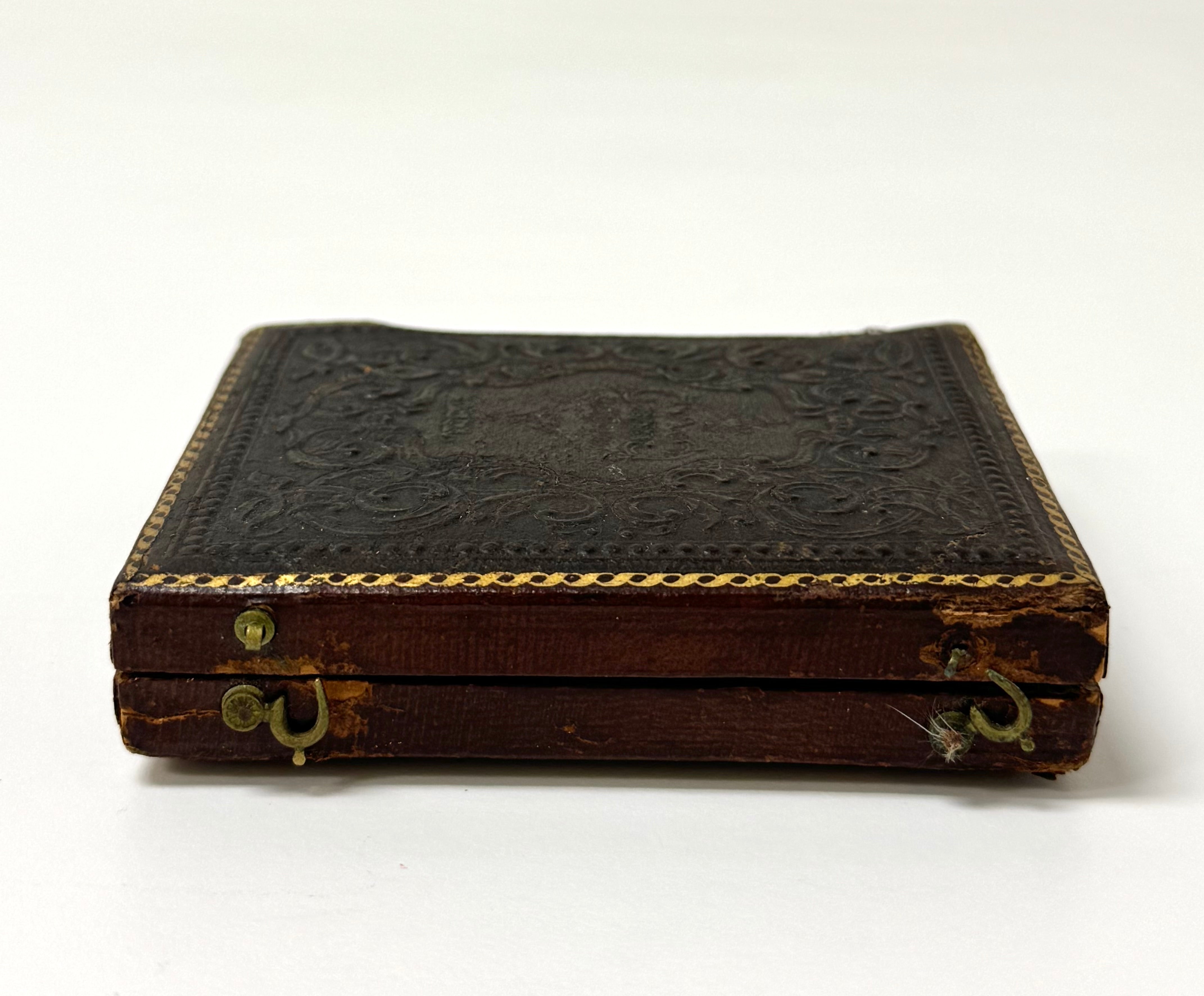 Antique Ambrotype Child Photos in Leather Case