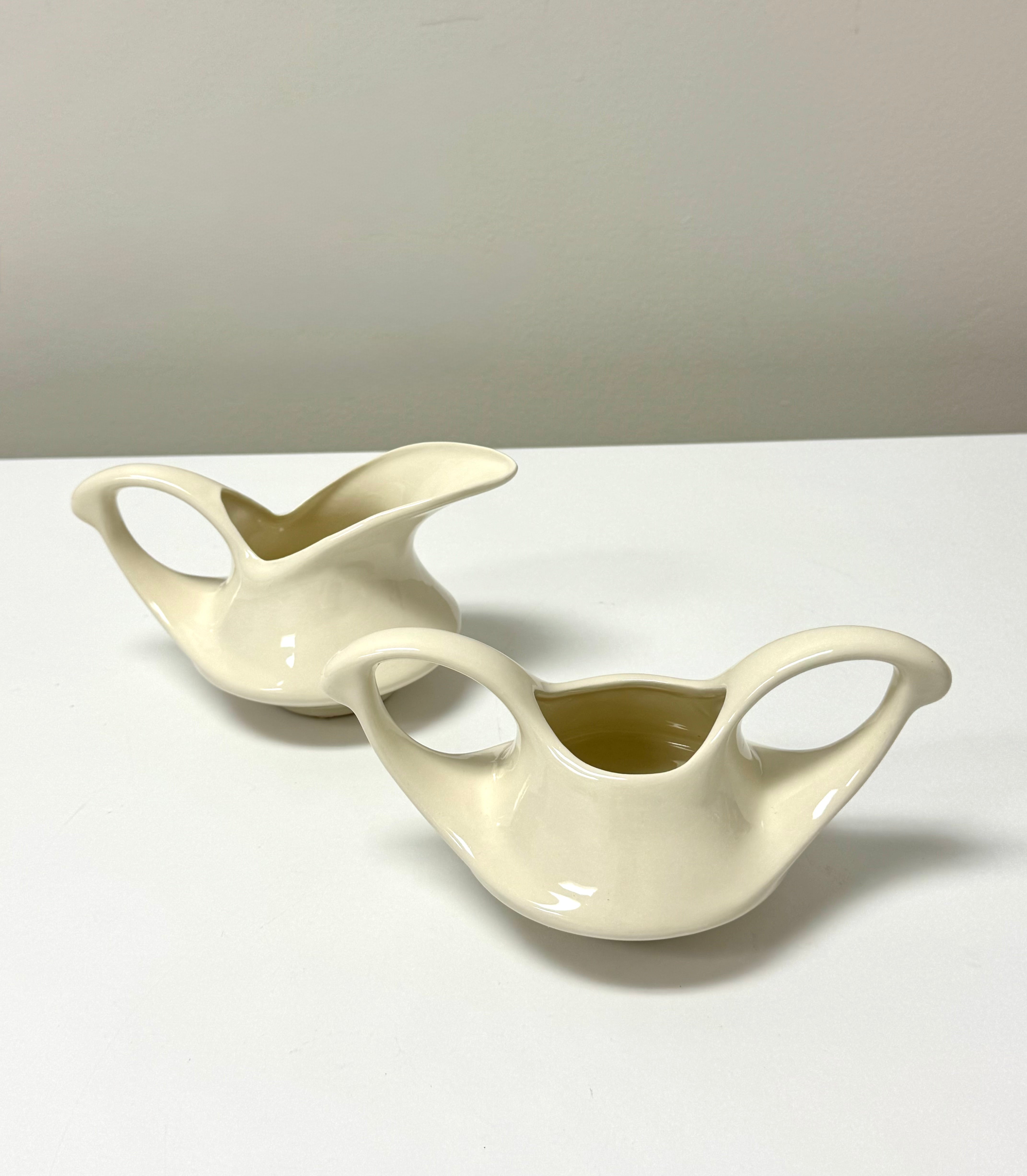 Vintage Ivory Cream & Sugar