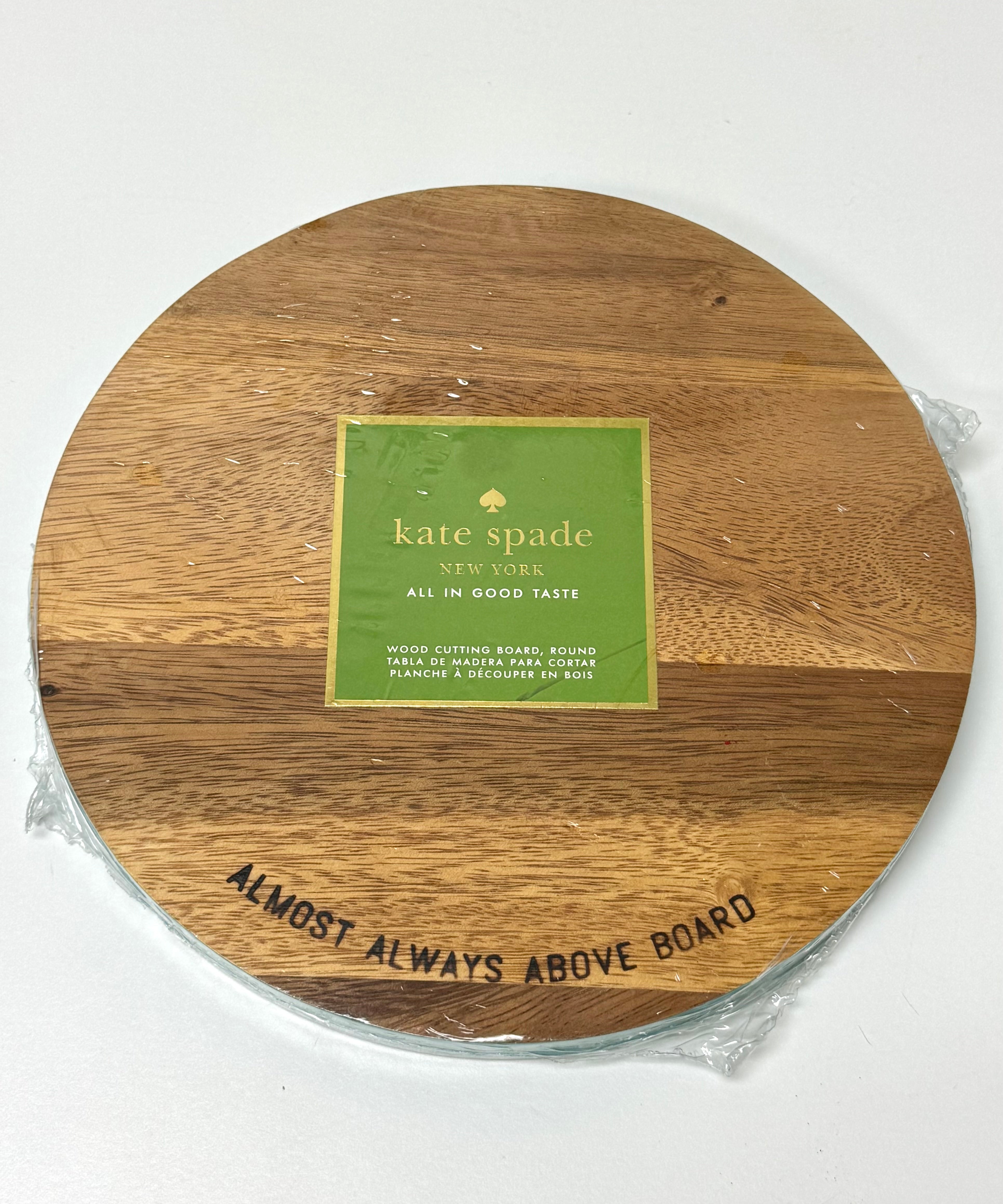 NEW KATE SPADE Wooden Board