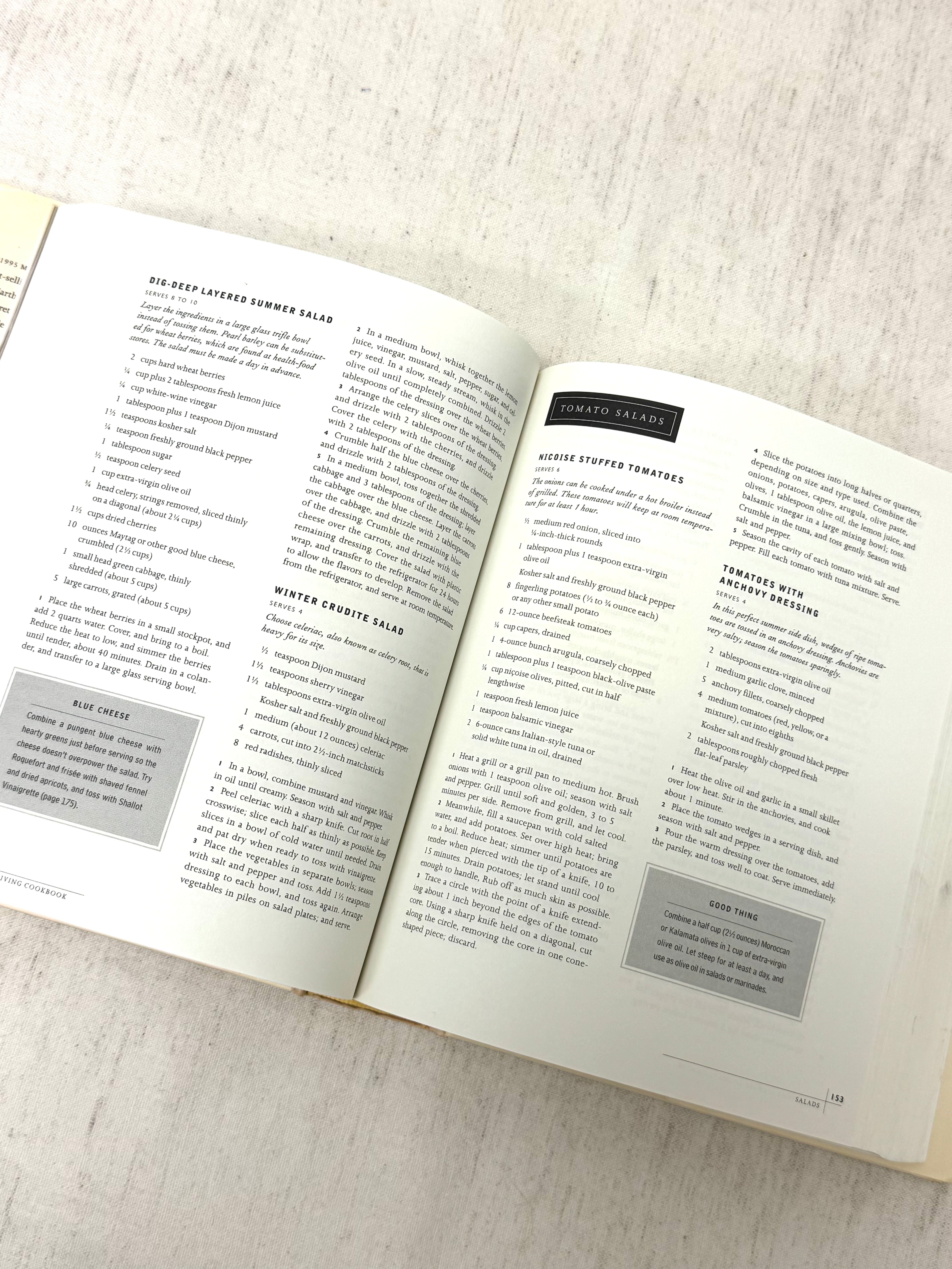 'The Martha Stewart Living Cookbook' Hardcover (First Edition)