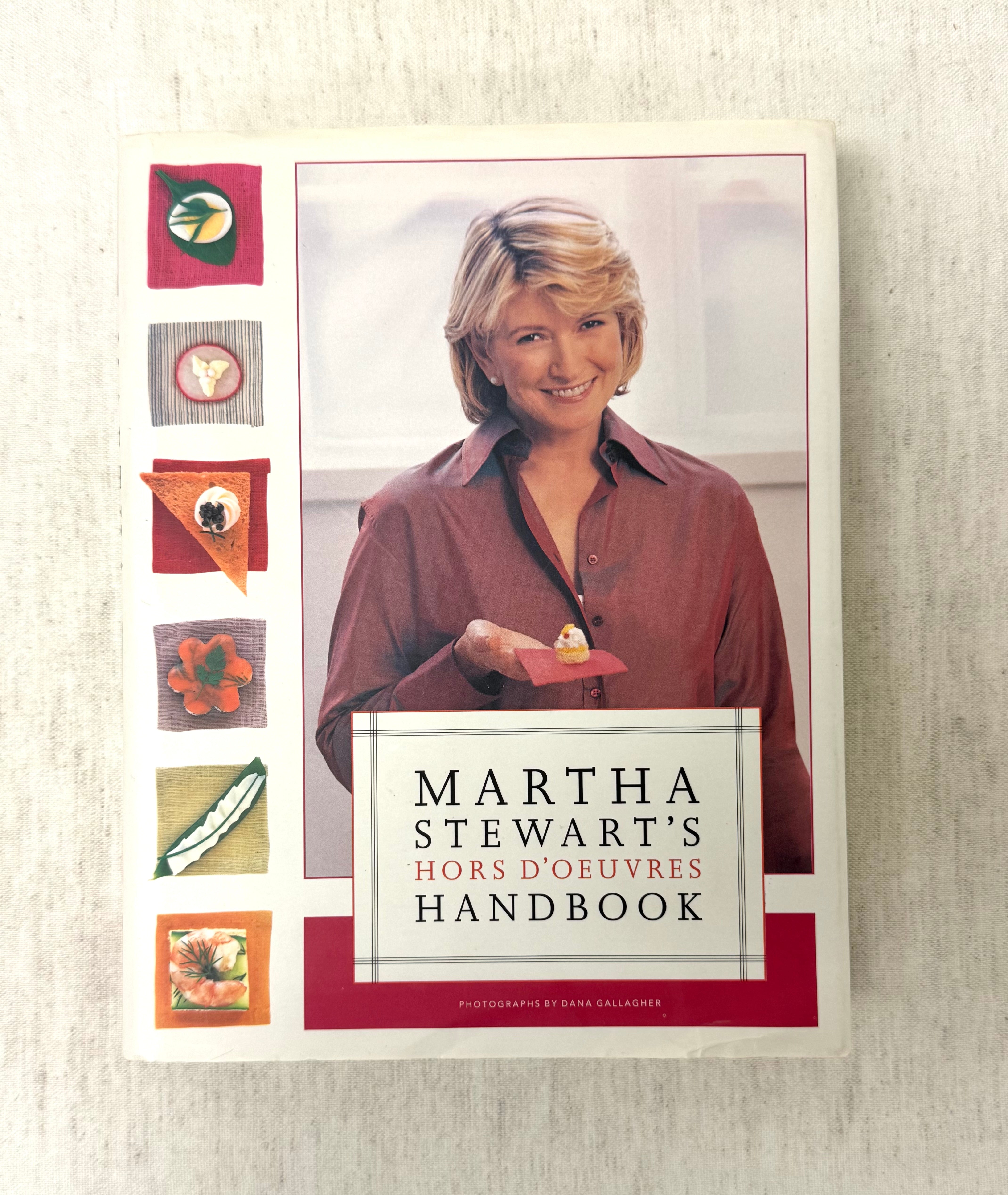 'Martha Stewart's Hors d'Oeuvres Handbook' Hardcover (First Edition)