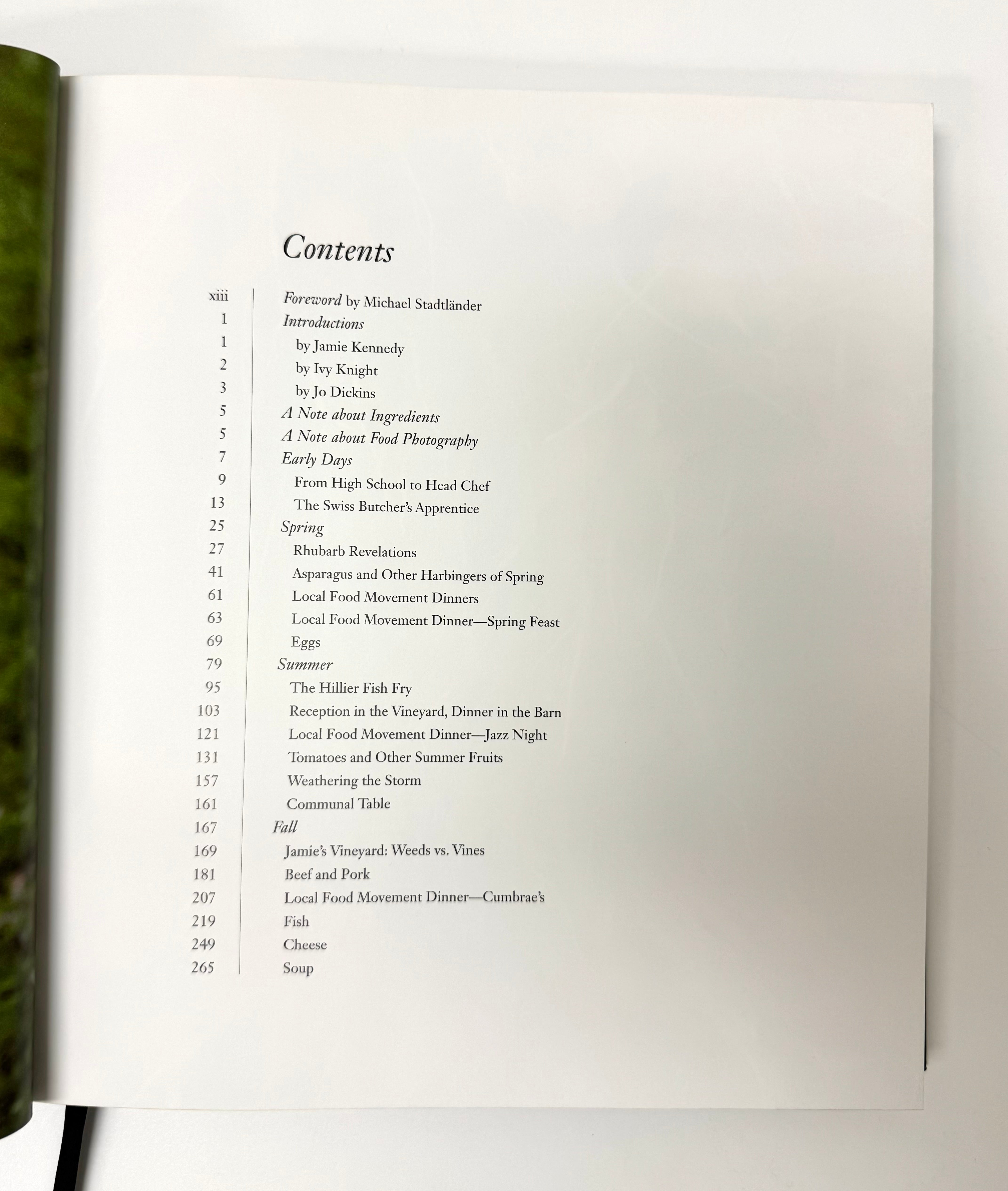 'The Jamie Kennedy Cookbook' Hardcover