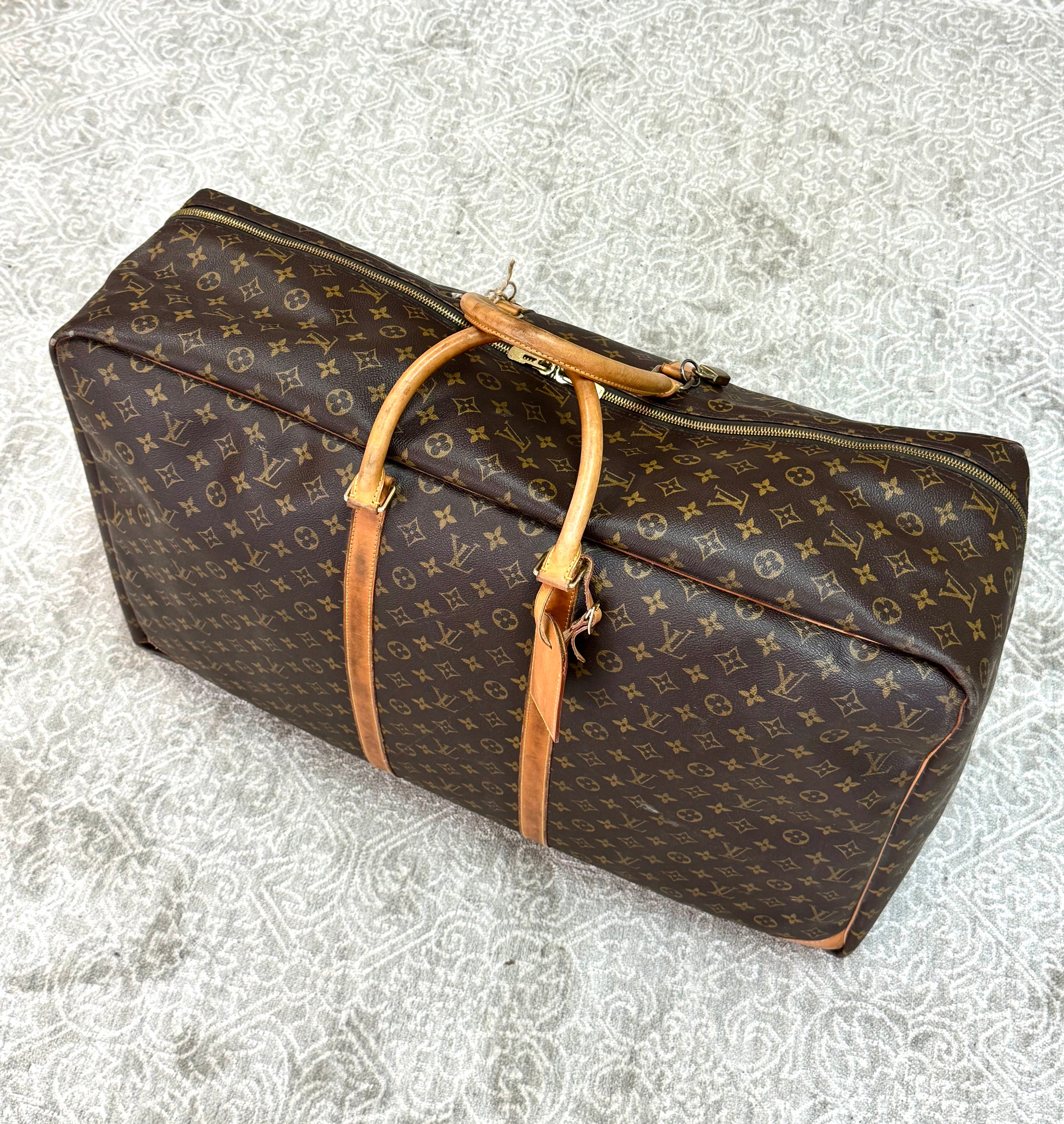 Vintage LOUIS VUITTON 'Sirius' Monogram Soft Suitcase