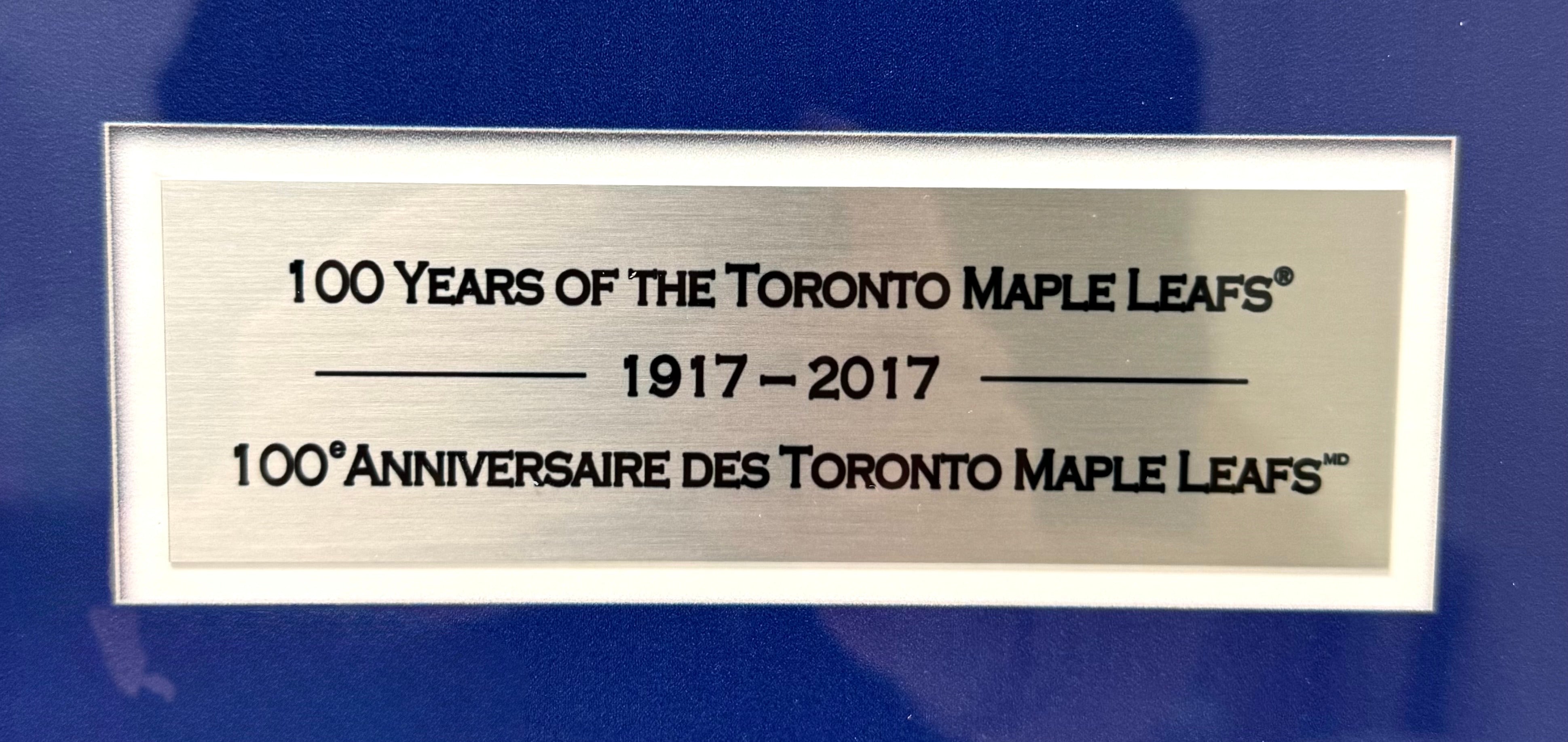 '100 Years of the Toronto Maple Leafs' Limited Edition Memorabilia