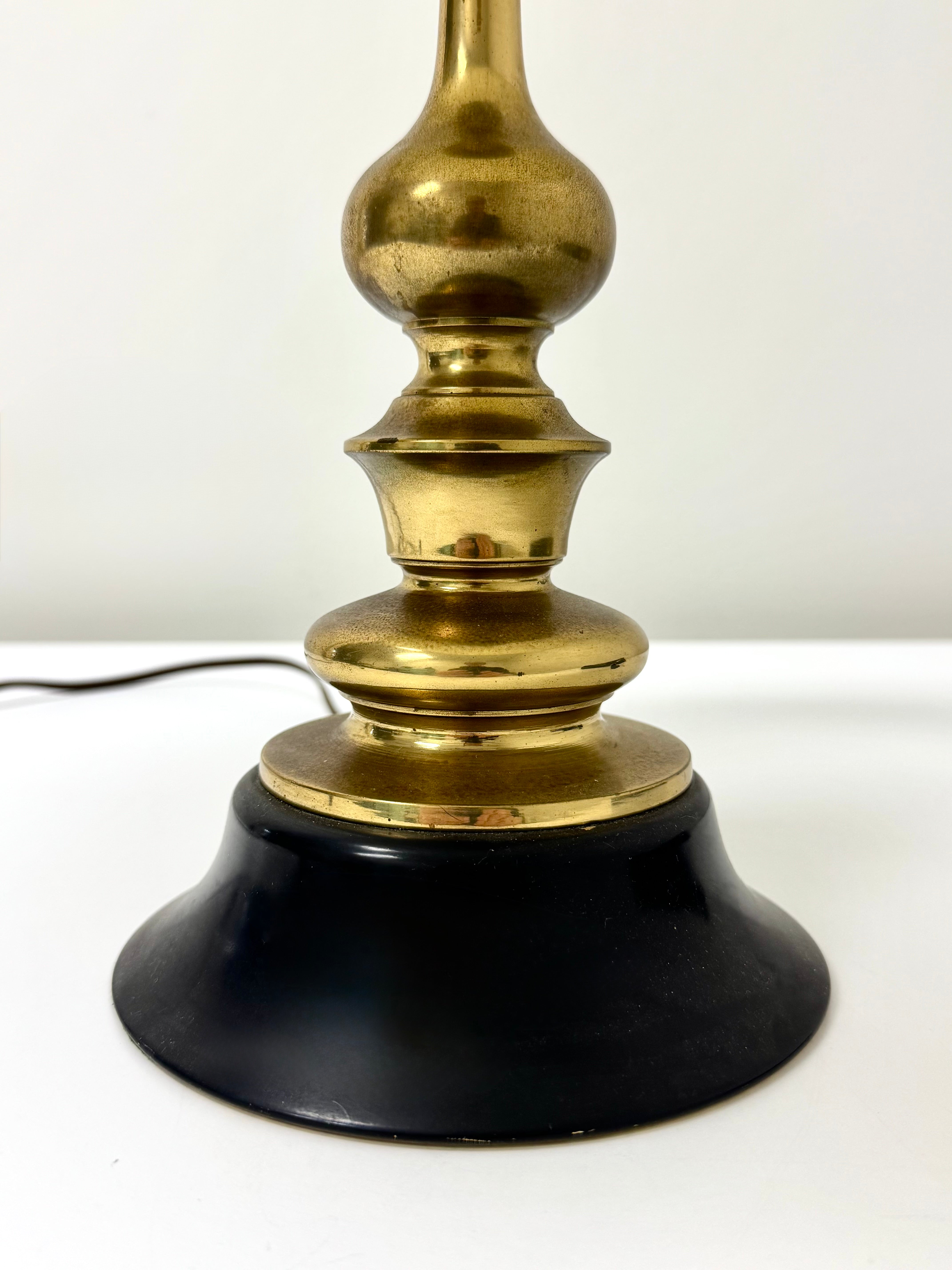 Vintage Aged Brass Lamp
