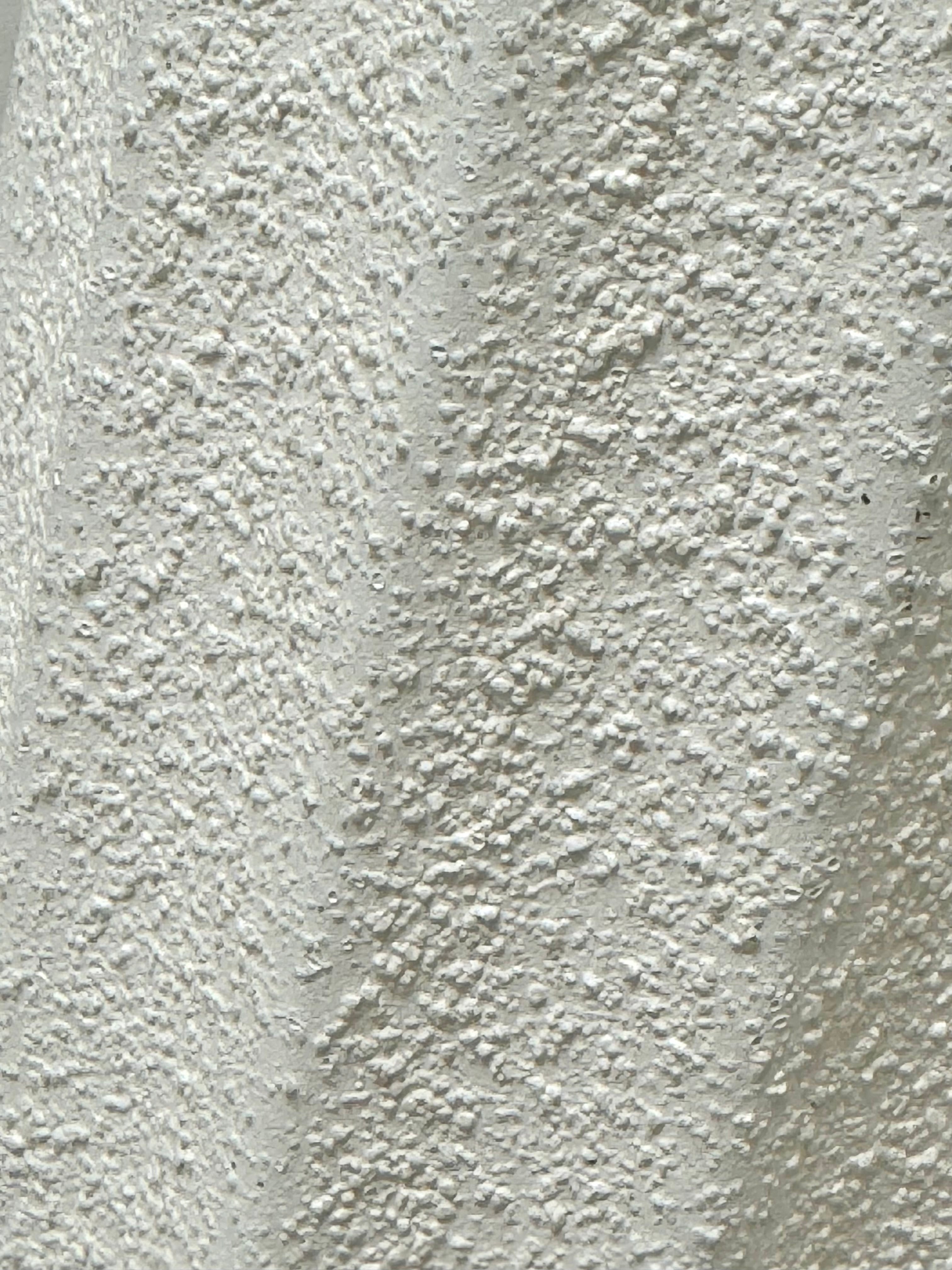 Matte White Ribbed Vases Set of 2