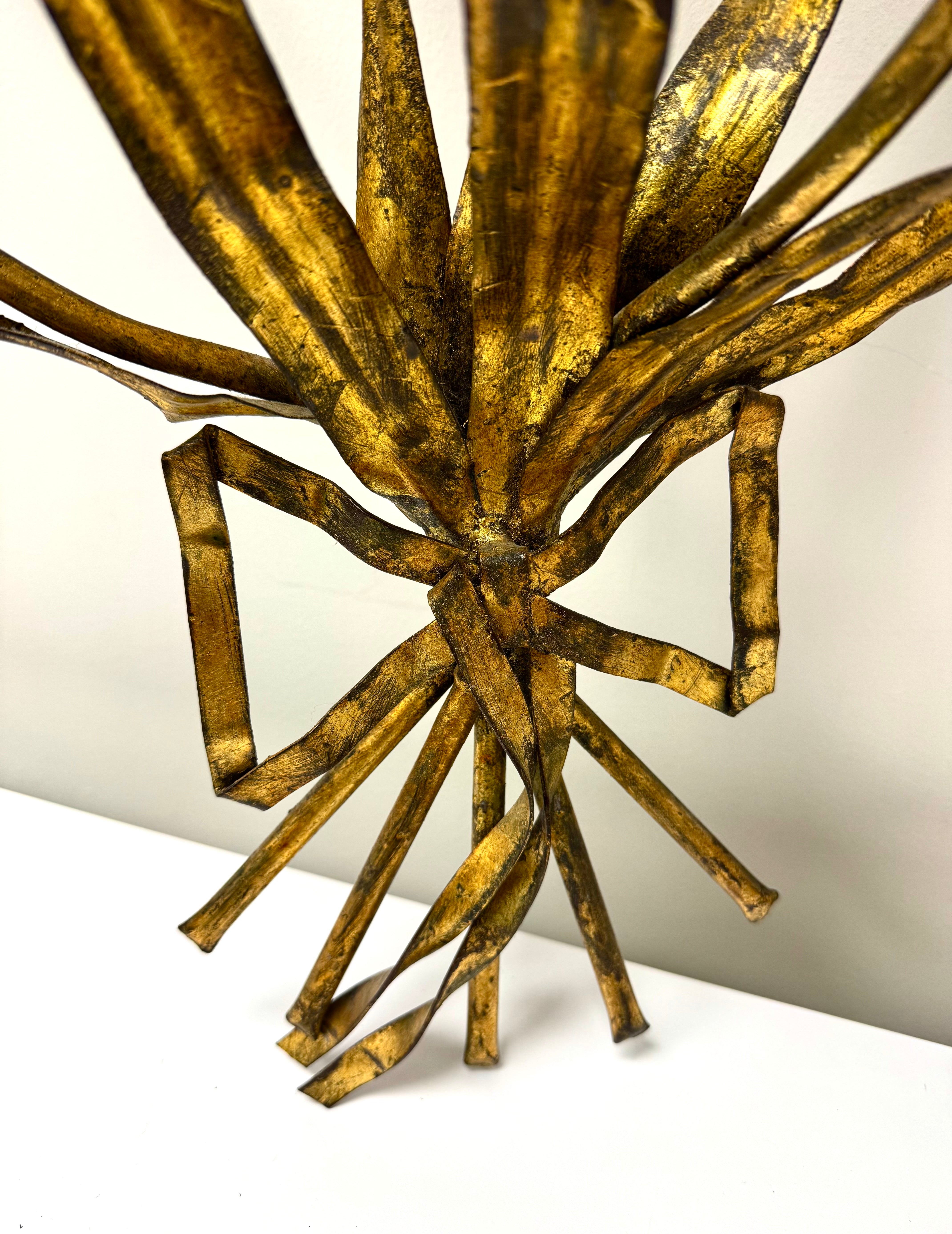 Vintage Florentine Gold Floral Sculptural Wall Decor