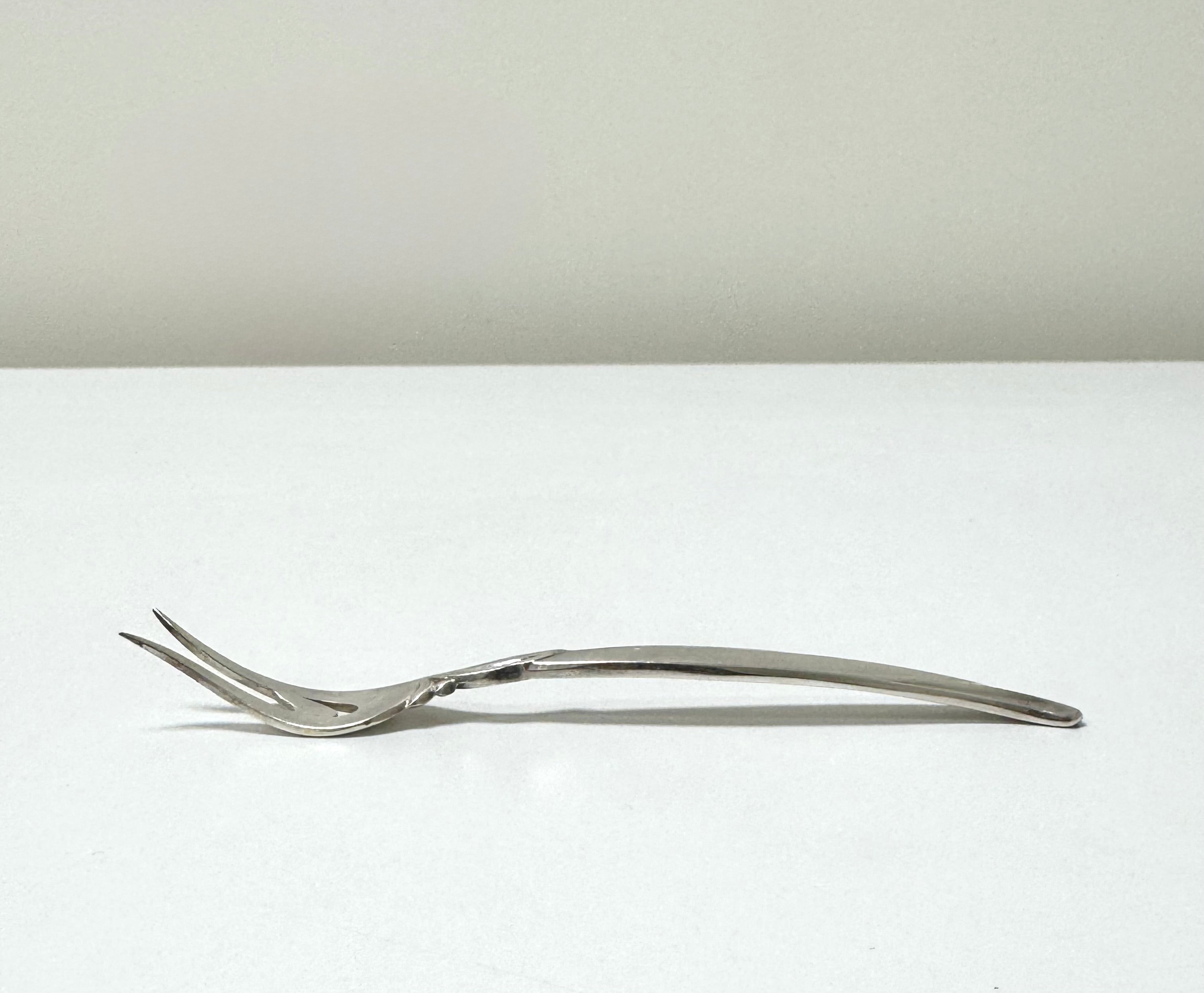 Vintage Silverplate Olive/Pickle Fork