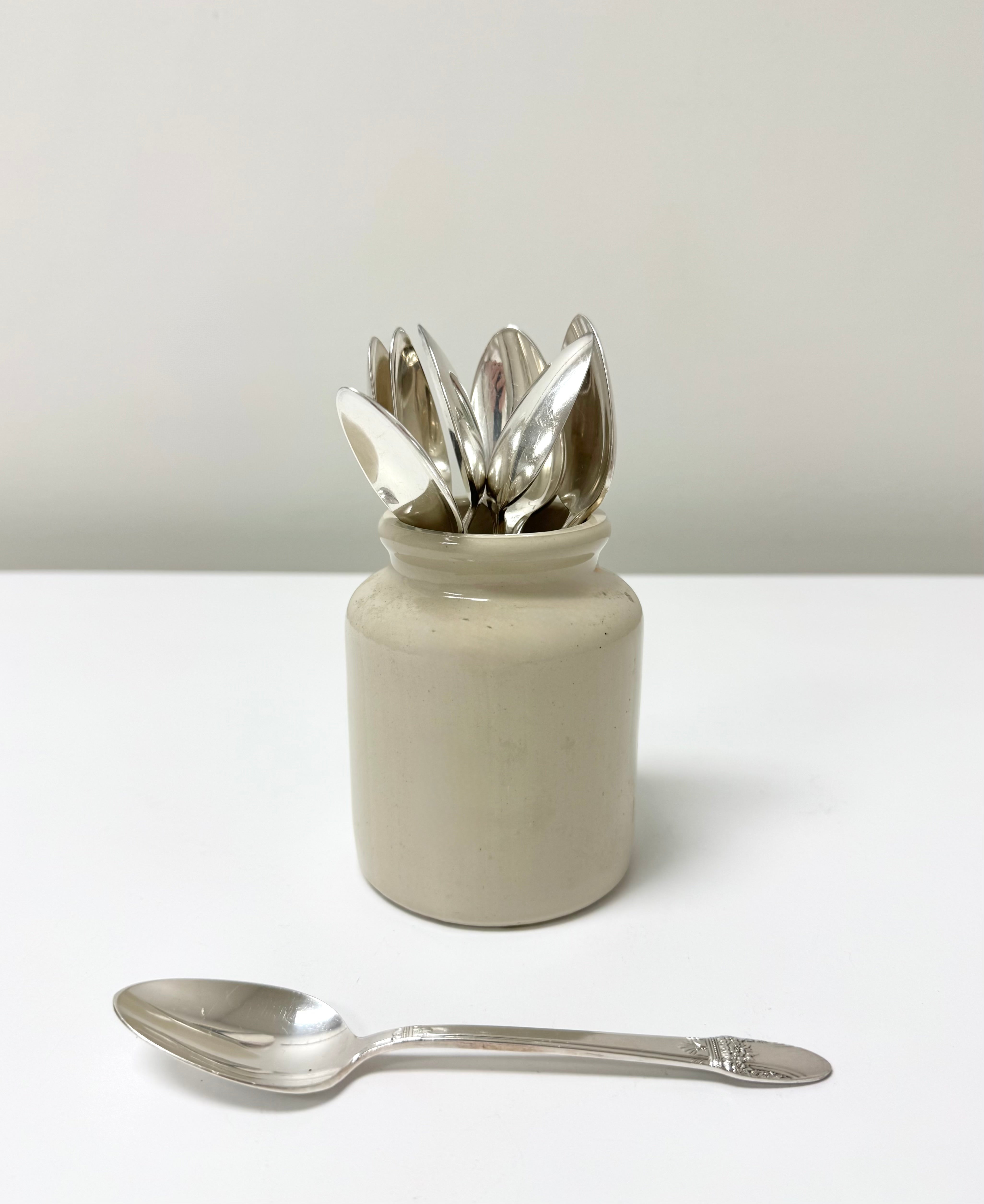 Vintage Silverplate Teaspoons Set of 8
