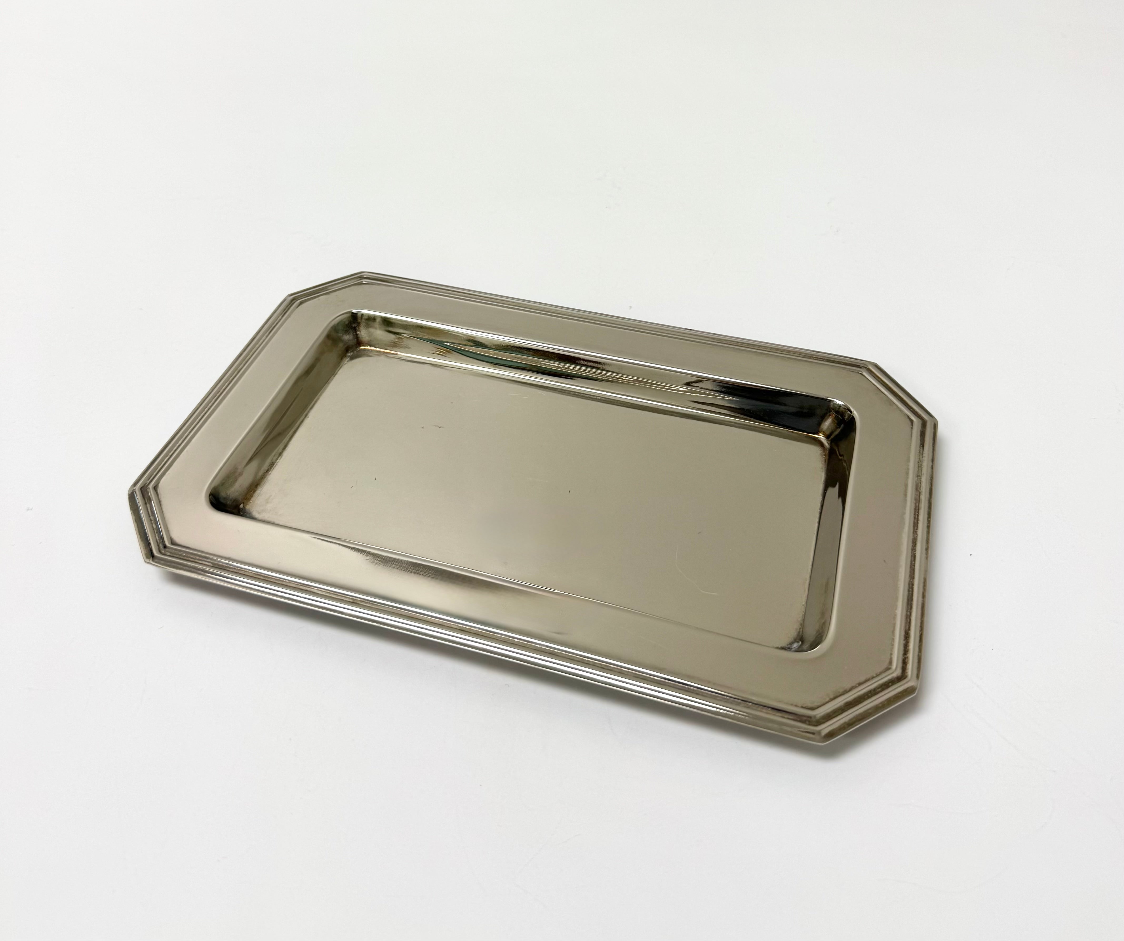 Vintage Silverplate Hexagonal Tray