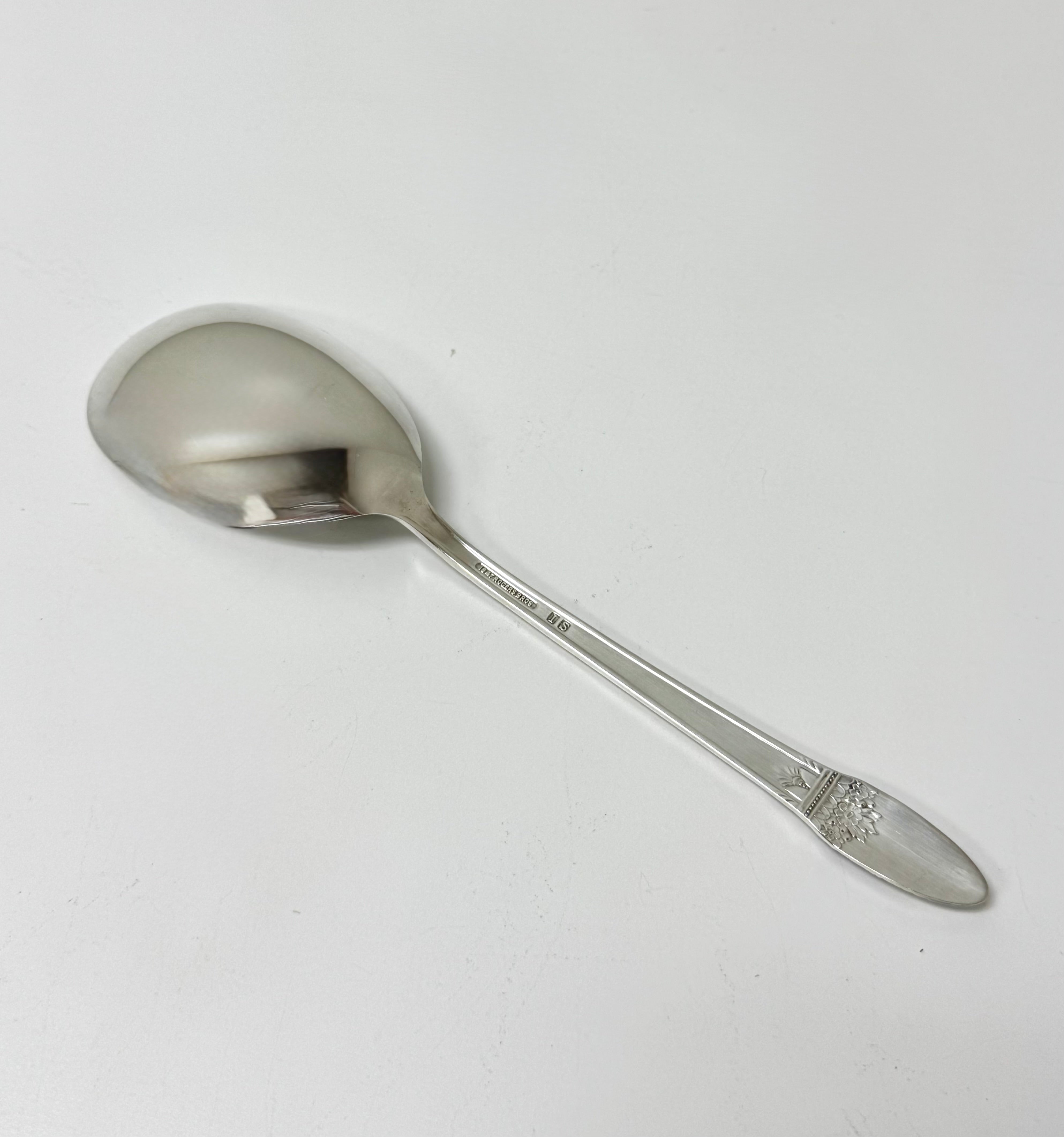 Vintage Silverplate Serving Spoon
