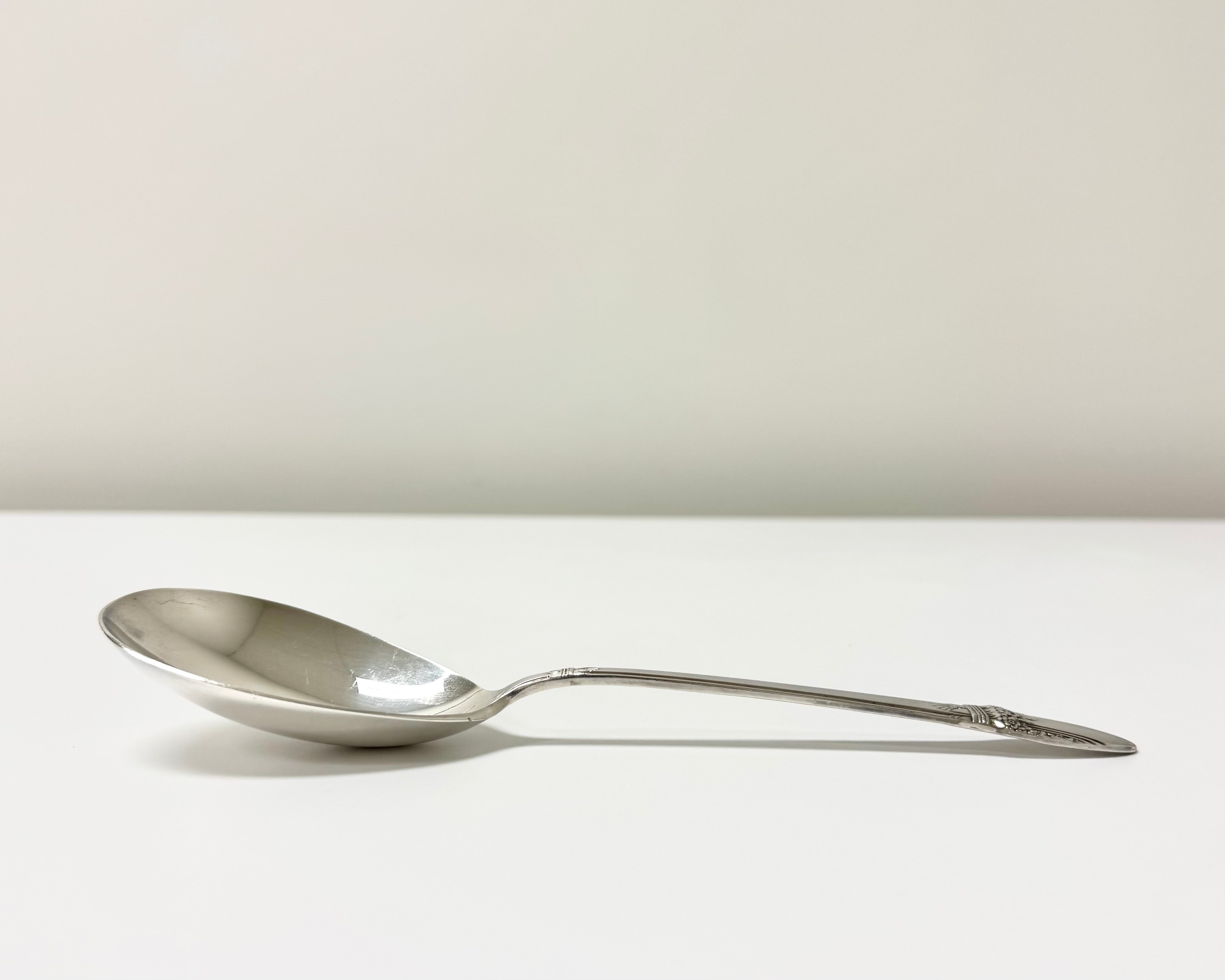 Vintage Silverplate Serving Spoon