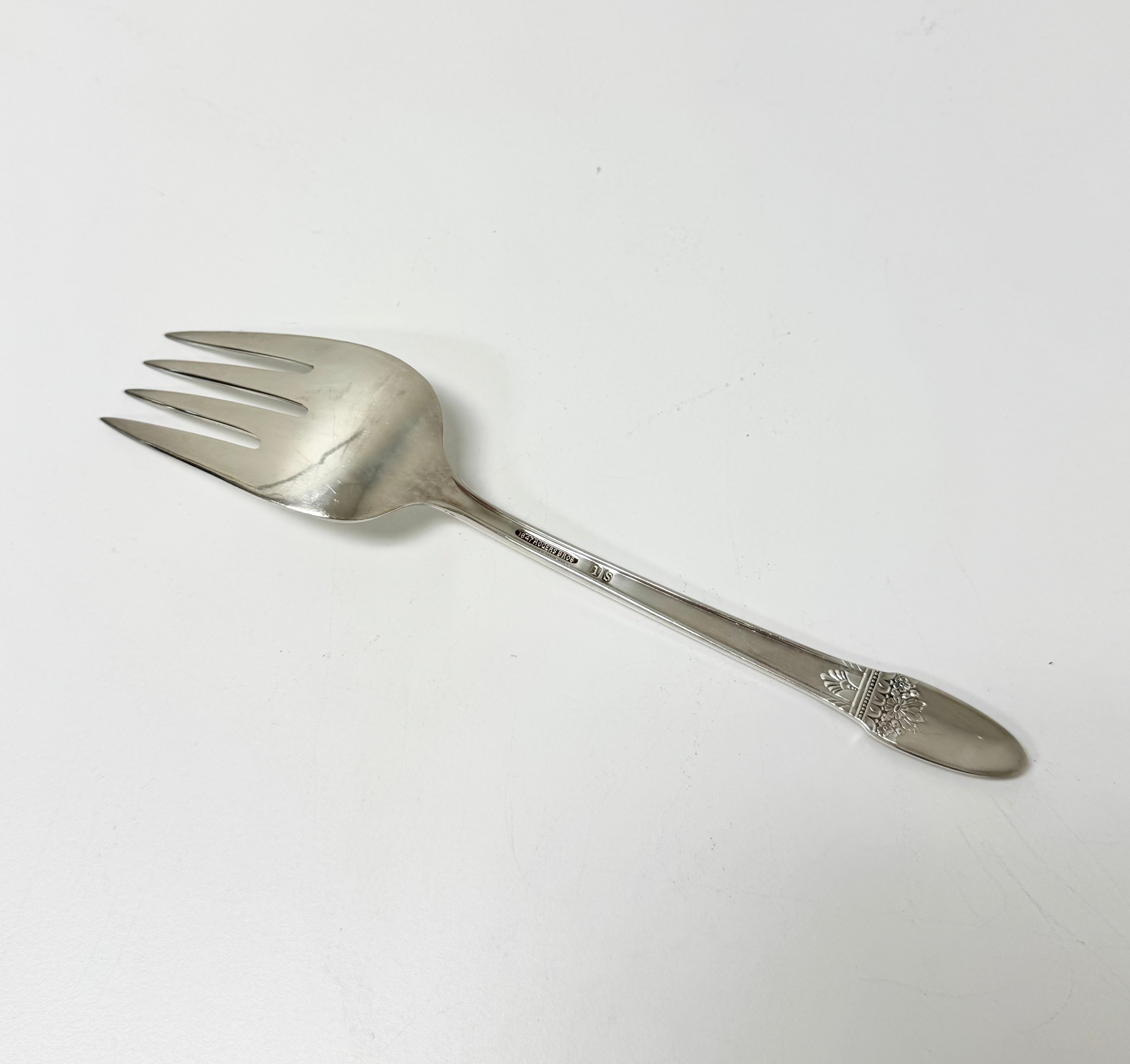 Vintage Silverplate Serving Fork
