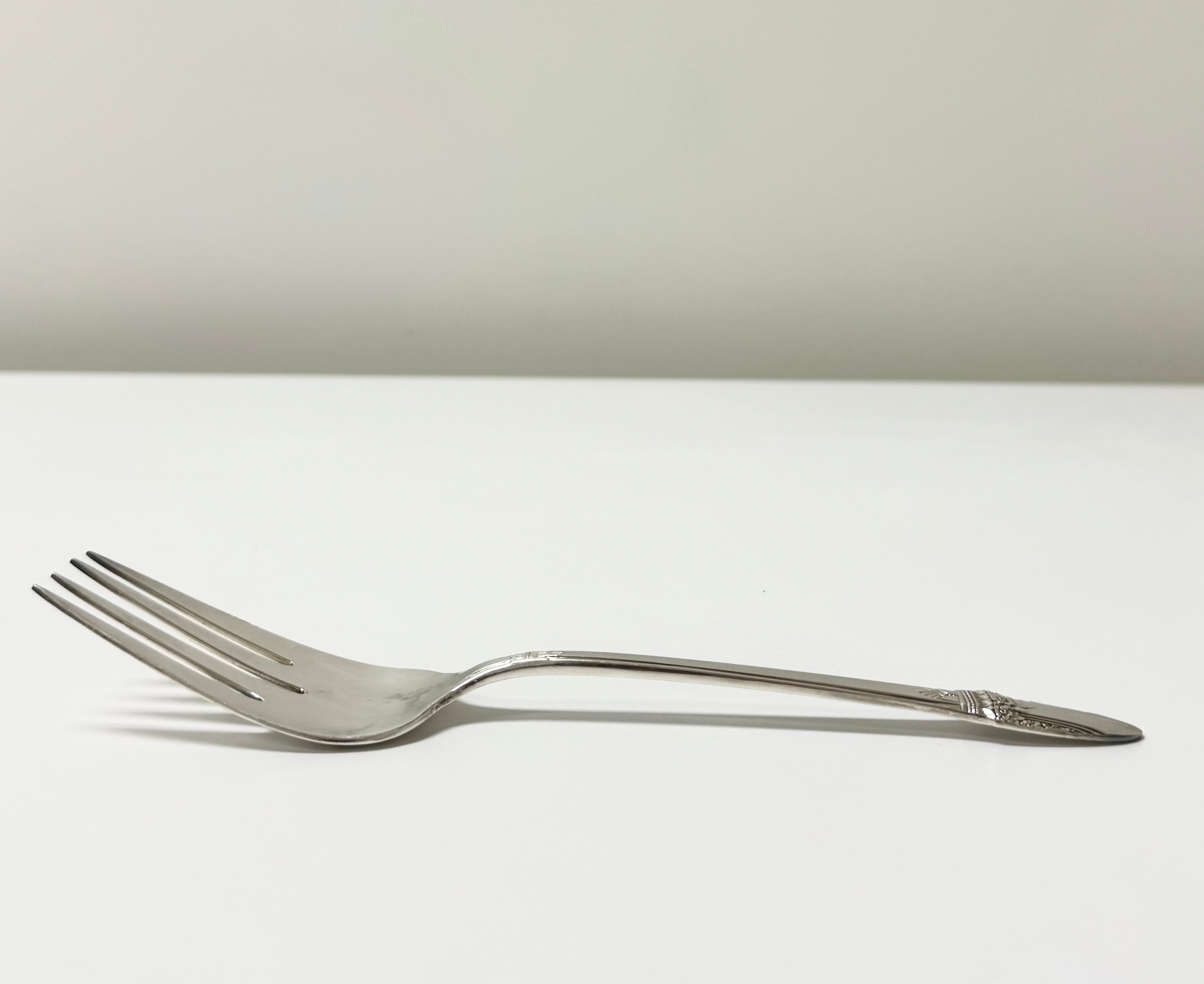 Vintage Silverplate Serving Fork