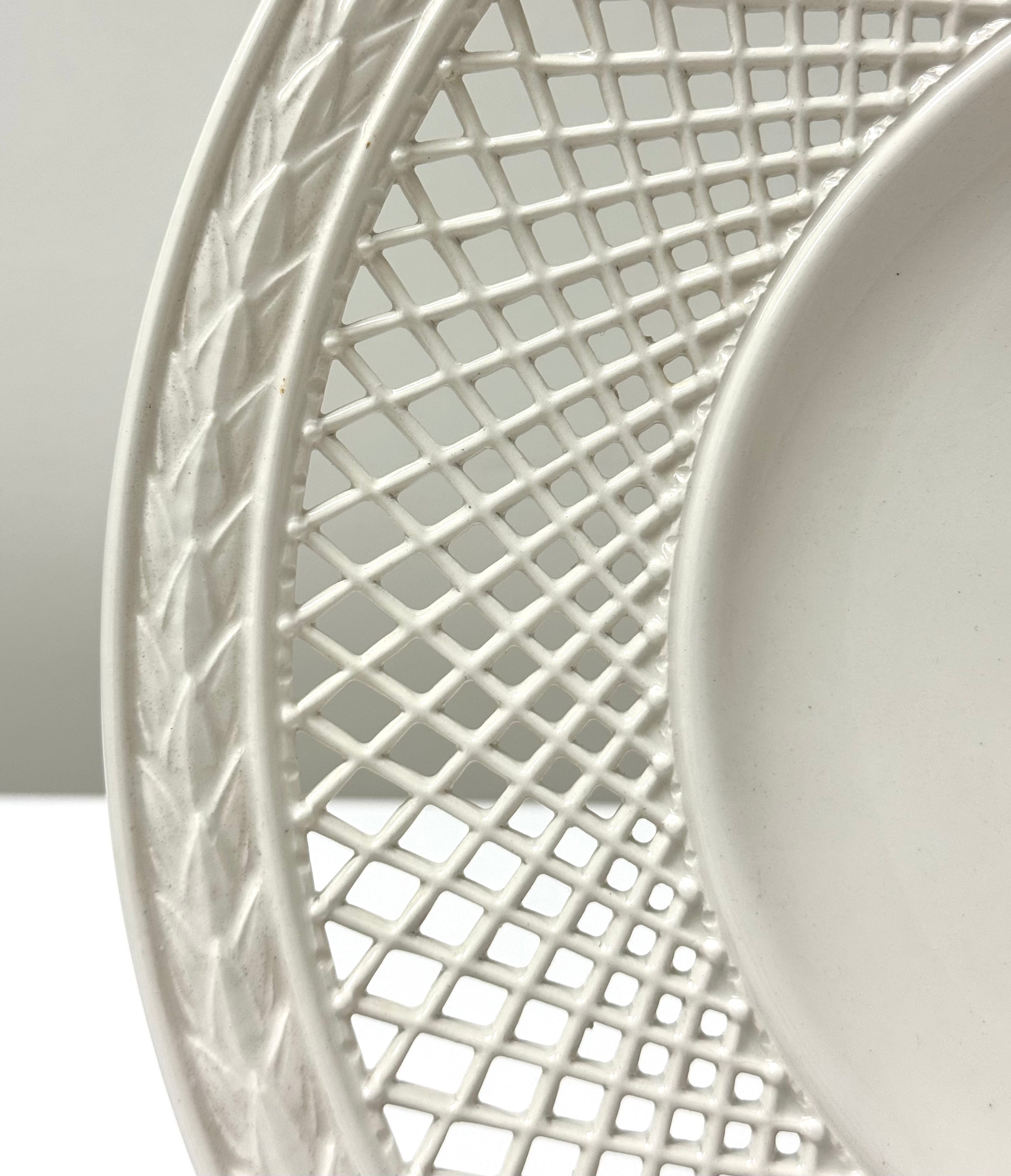 Vintage Italian Lattice 13-3/4" Plate