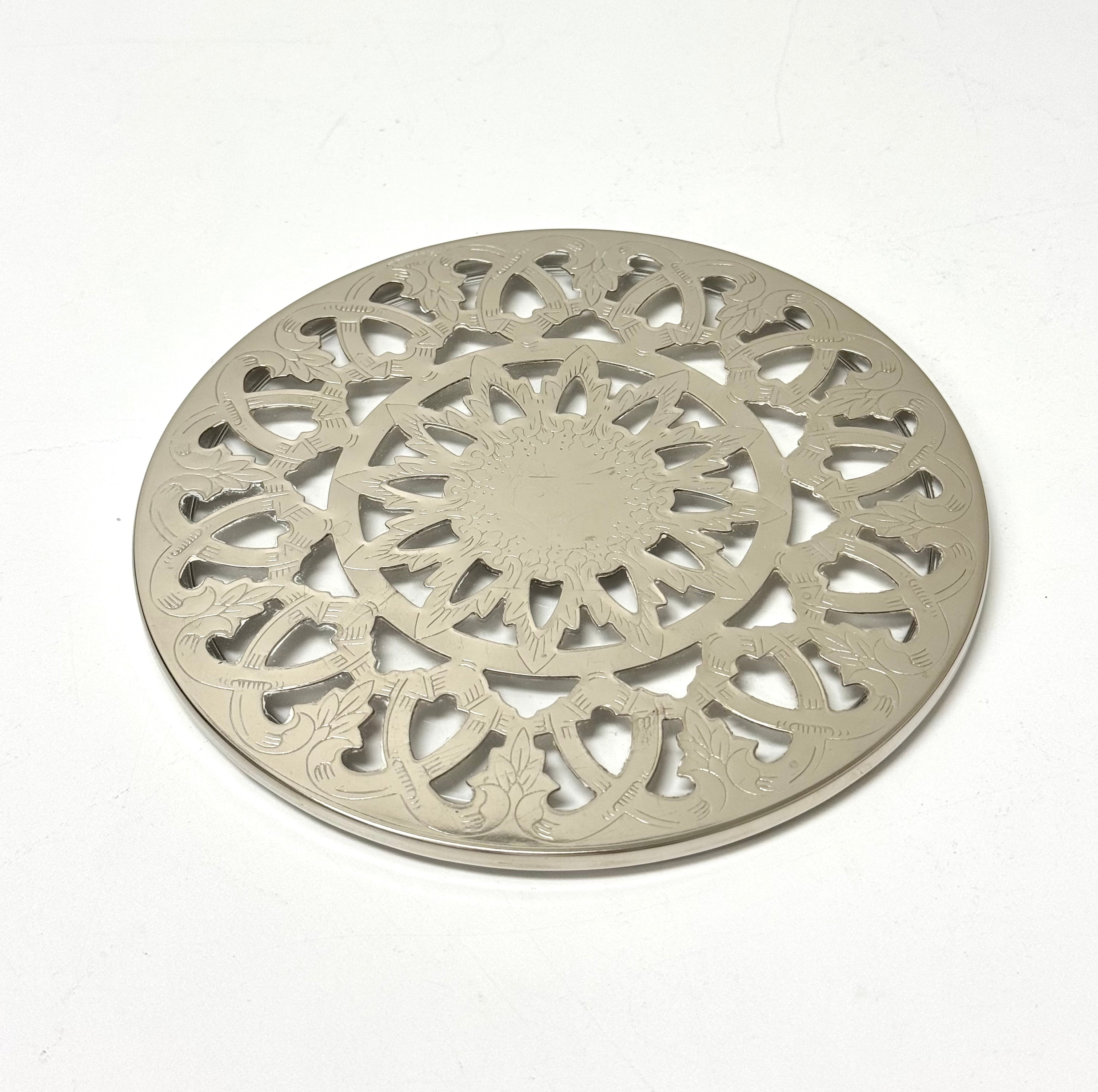 Vintage Silverplate 6" Trivet