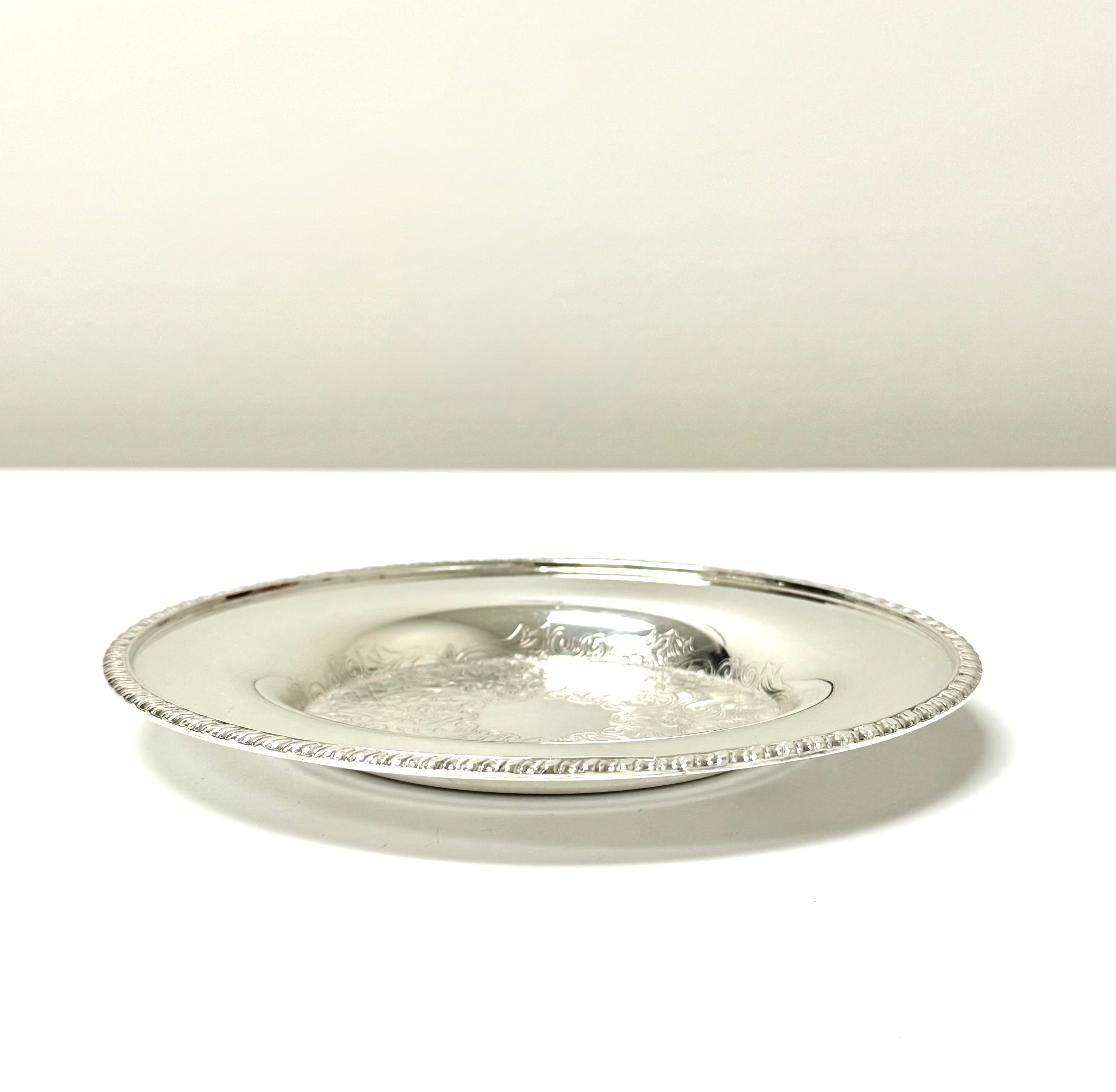 Vintage Silverplate Bottle Coaster