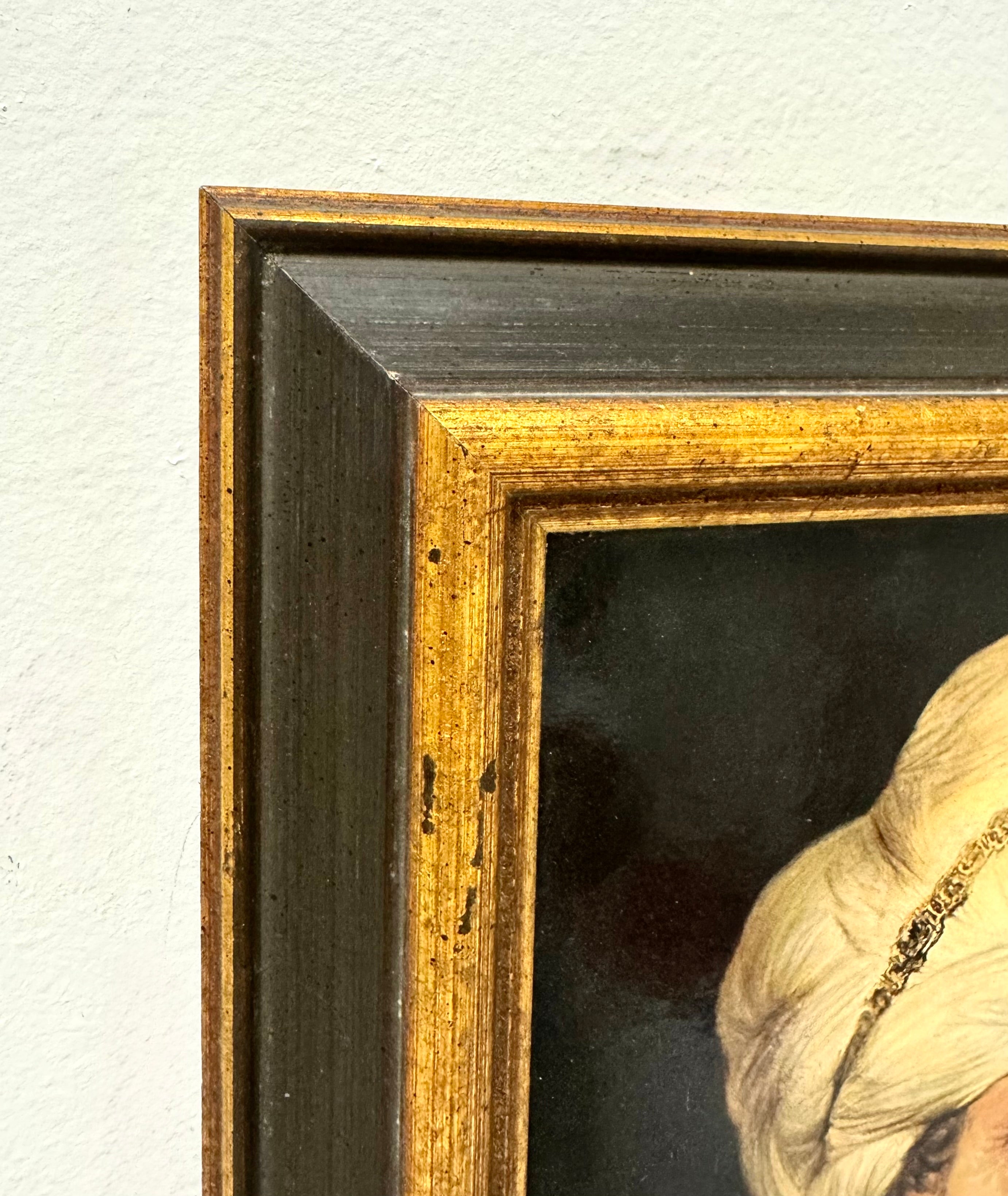 'Man in Oriental Dress' Rembrandt Vintage Reproduction