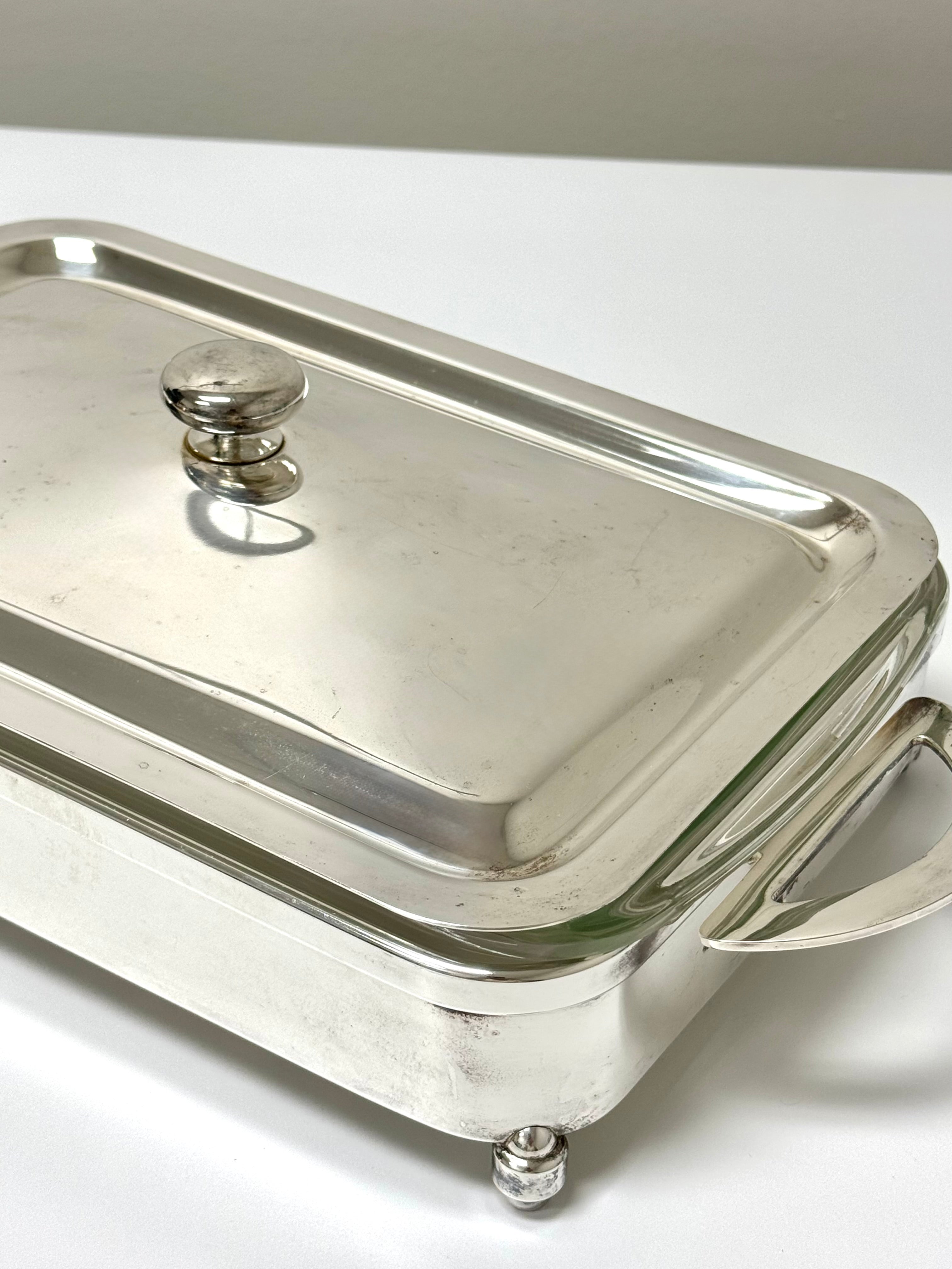 Vintage Silverplate Covered Casserole