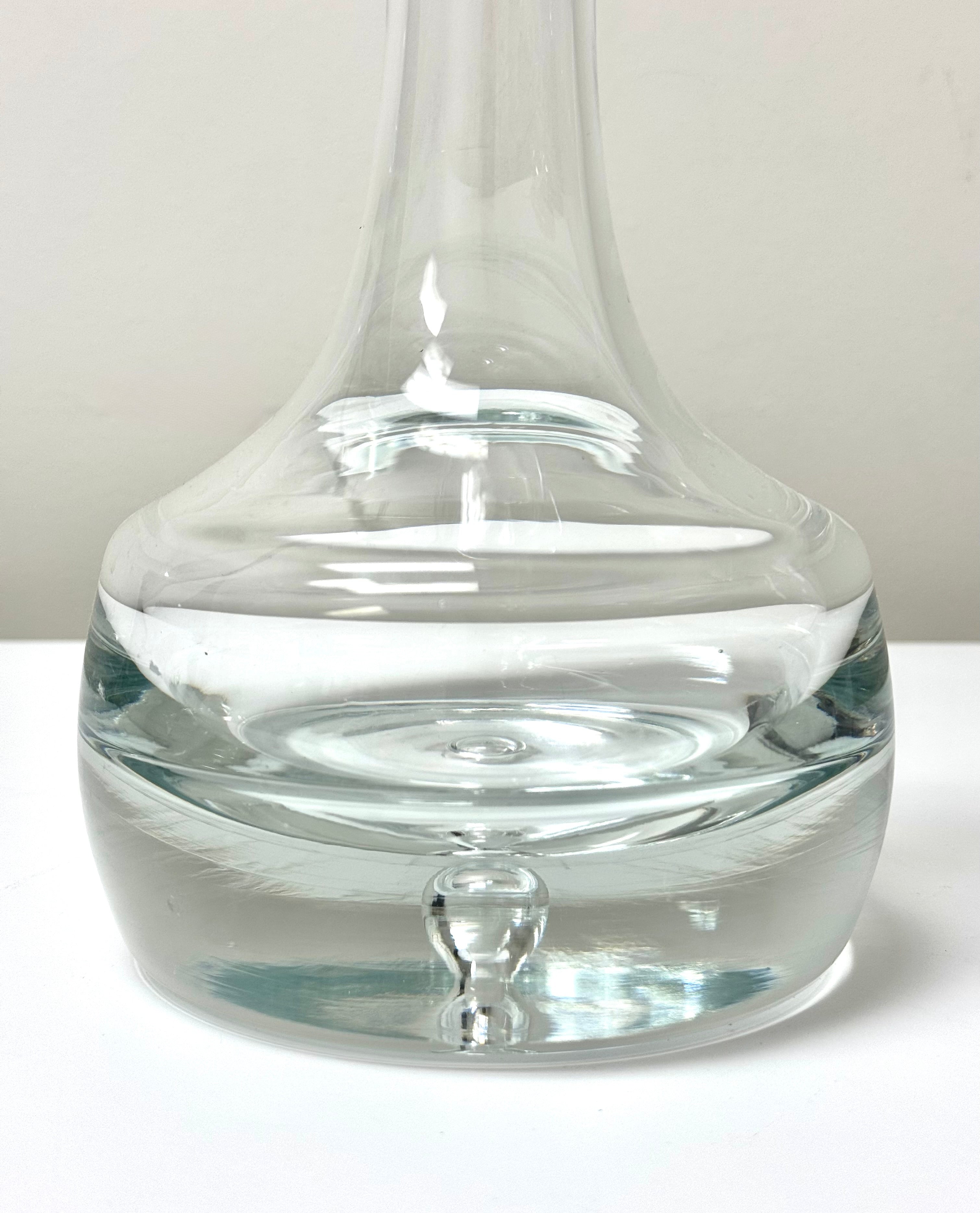 Modernist Glass Decanter