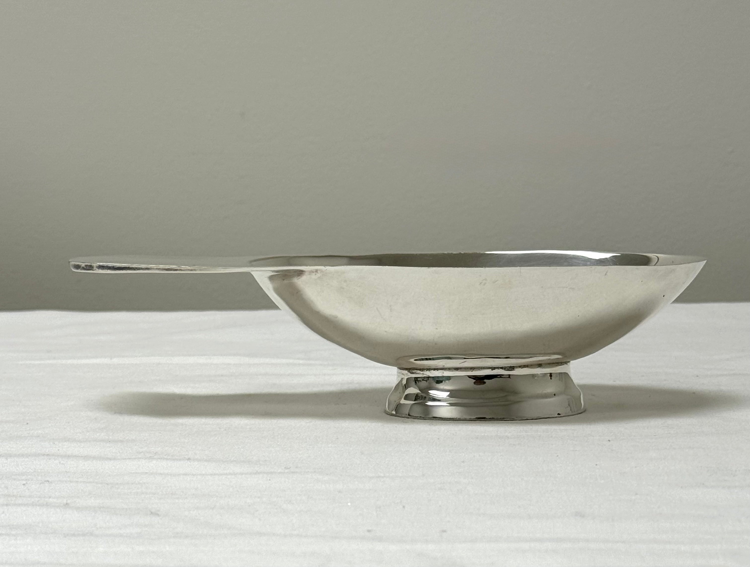 Silverplate Swan Bowl