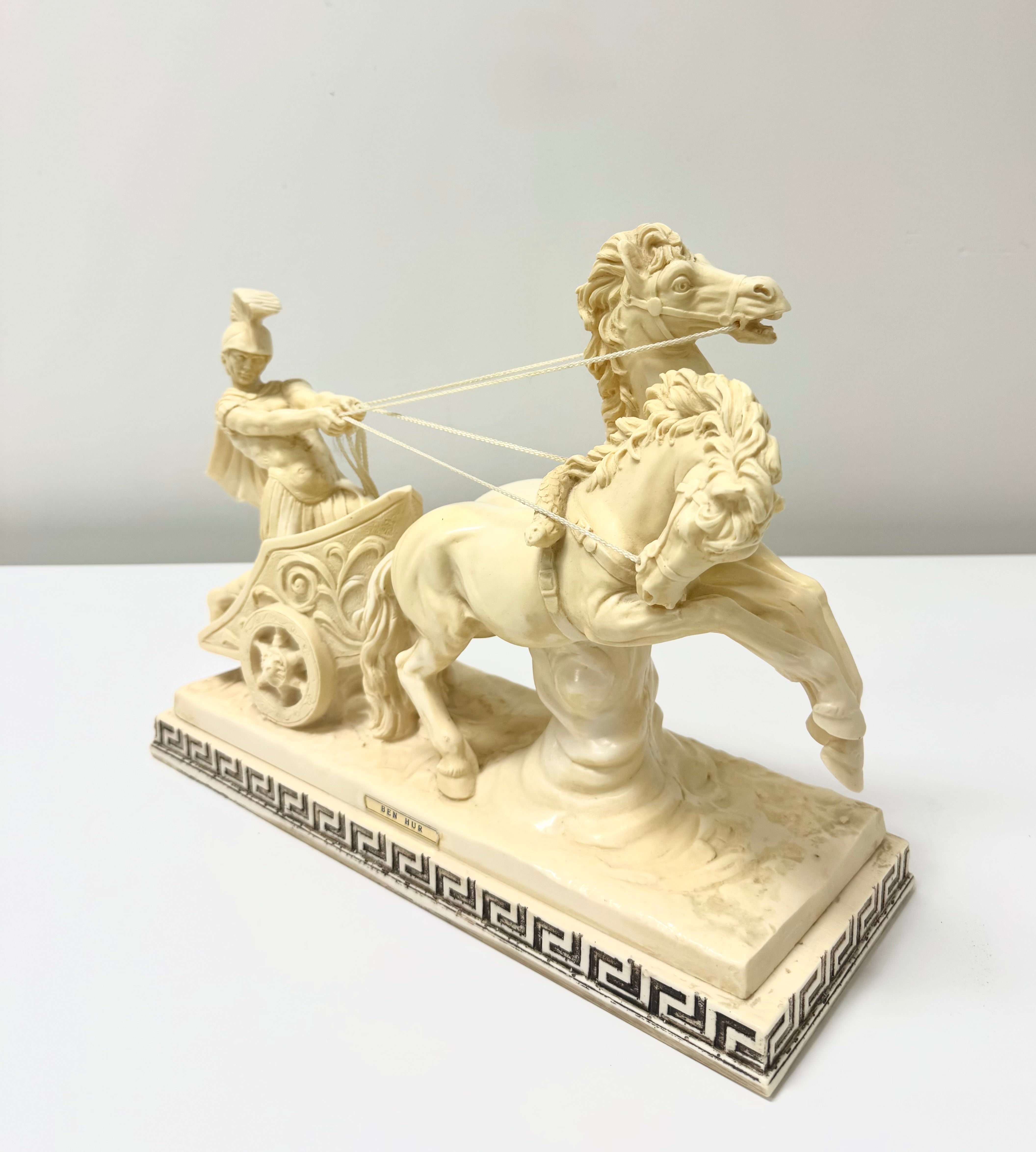 Vintage Santini 'Ben Hur' Sculpture