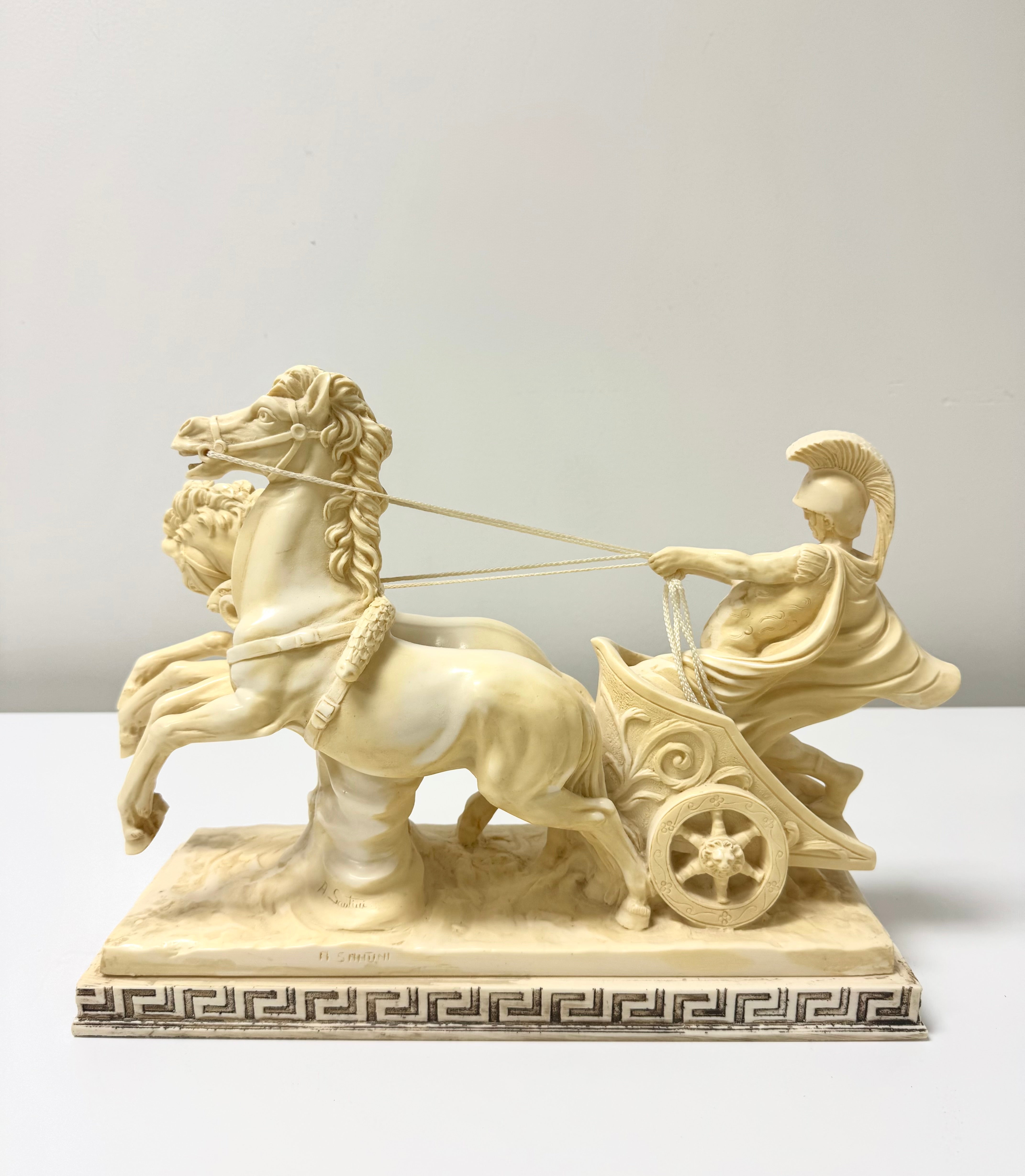 Vintage Santini 'Ben Hur' Sculpture