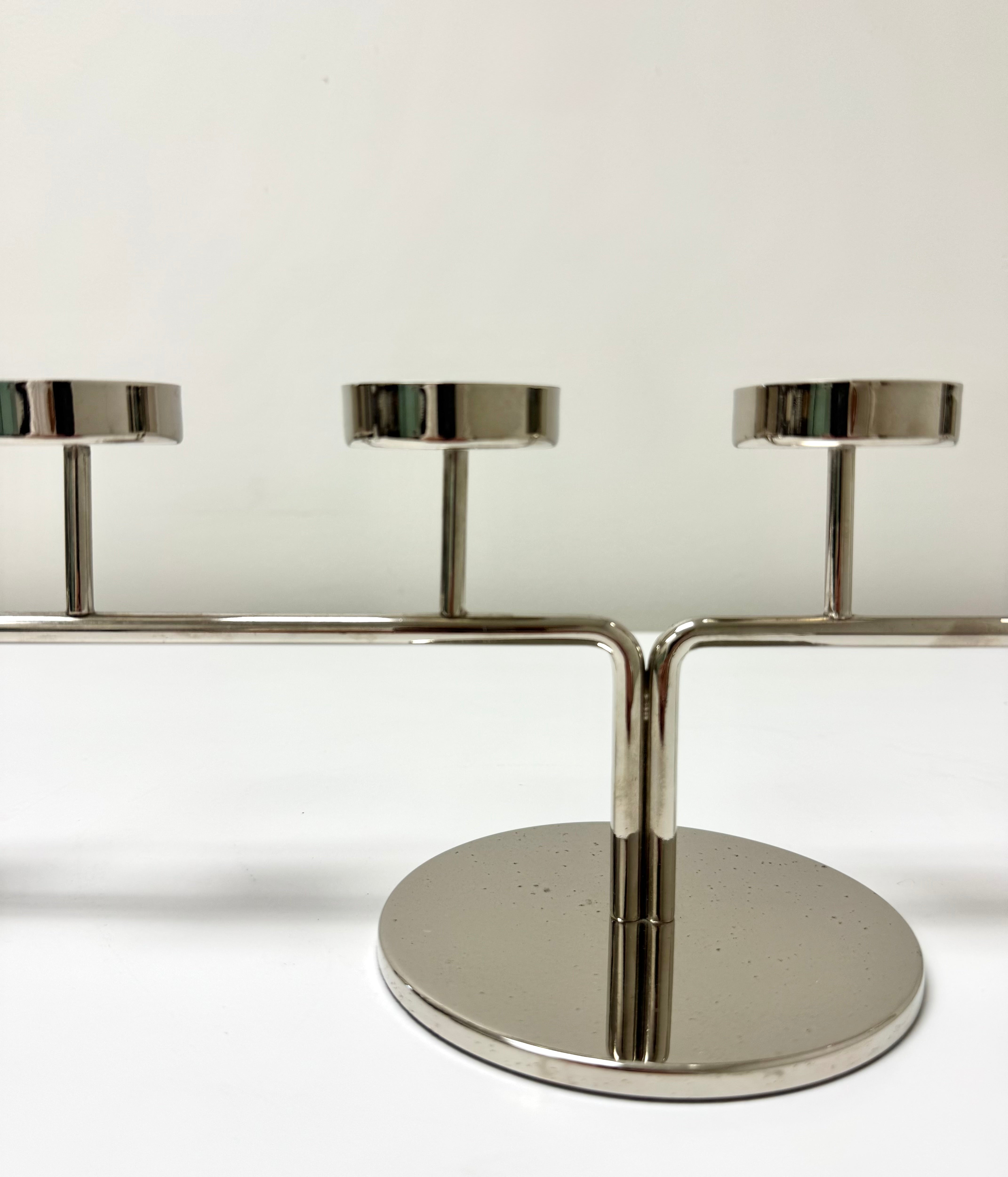 Polished Nickel Tealight Holder