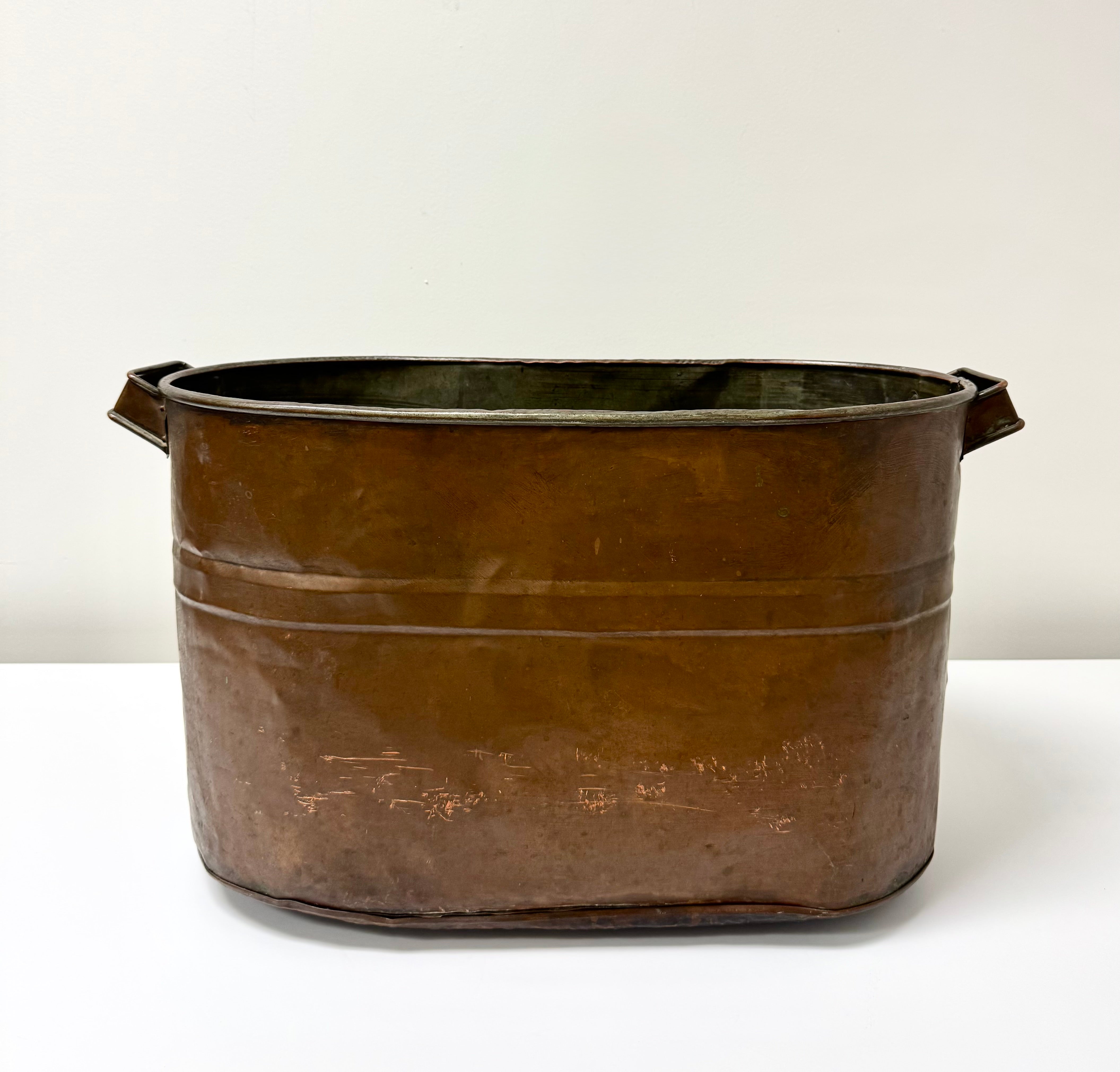Vintage Copper Boiler Tub