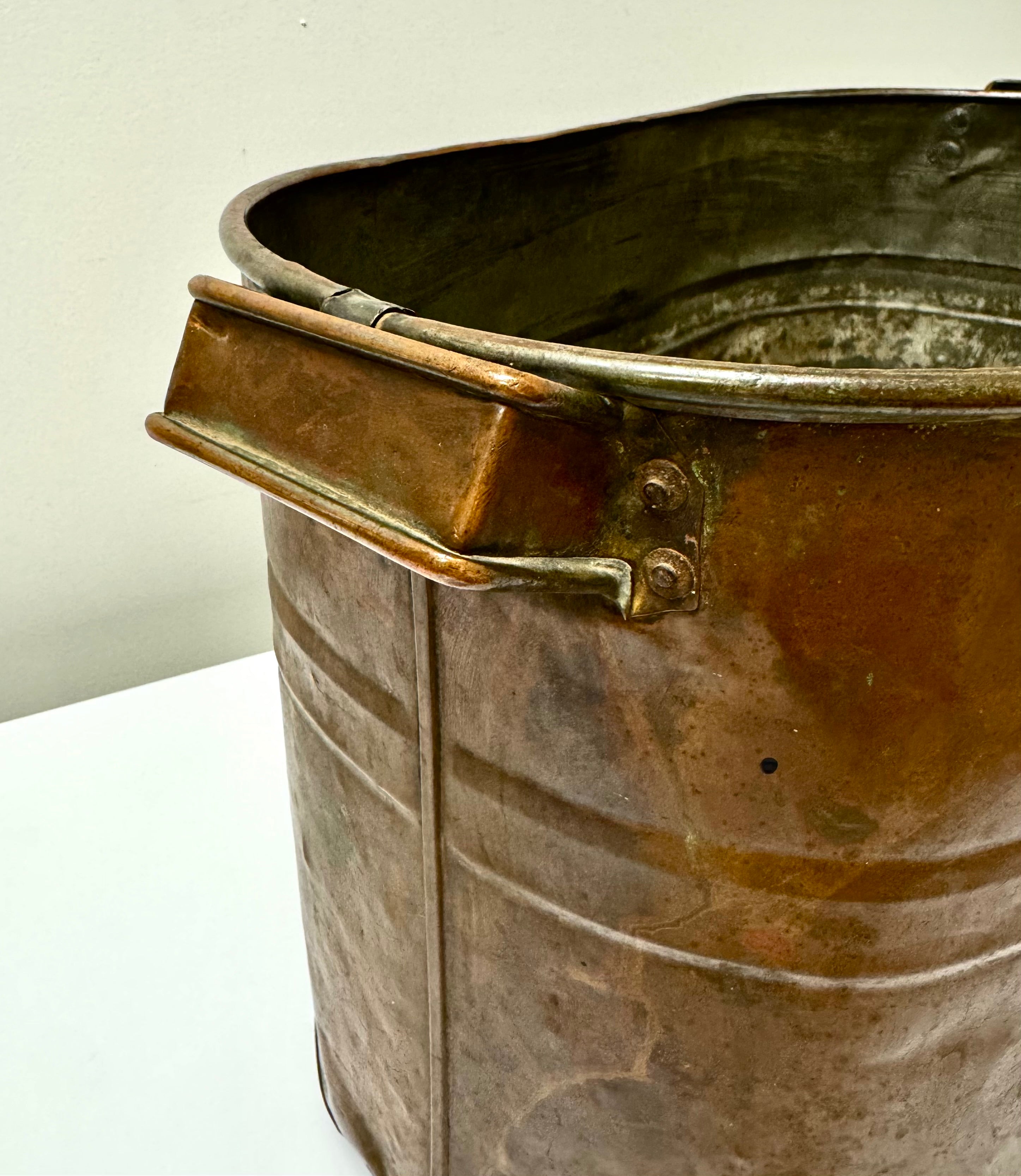 Vintage Copper Boiler Tub