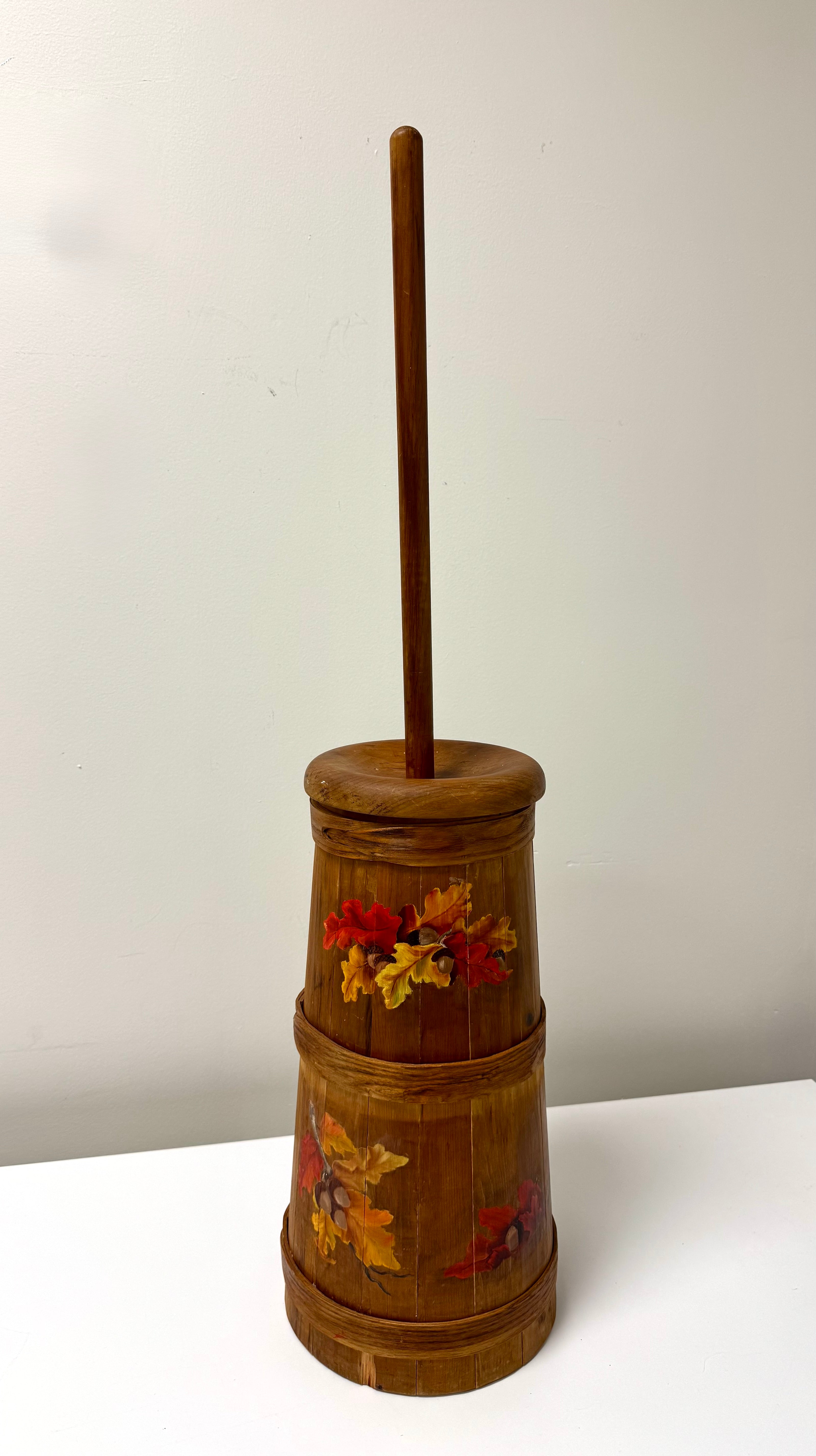 Vintage Wooden Butter Churn
