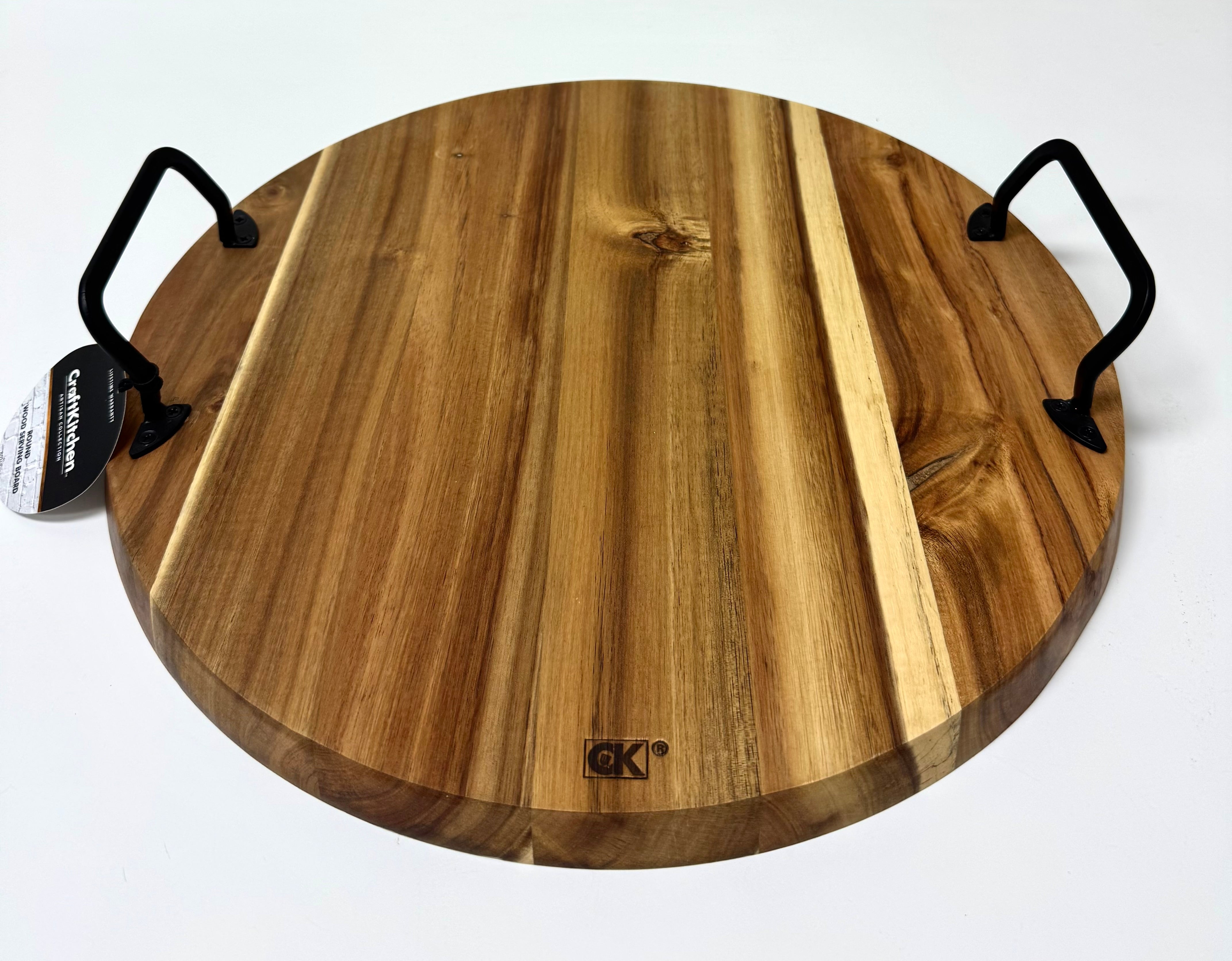 NEW Acacia Serving Board with Handles