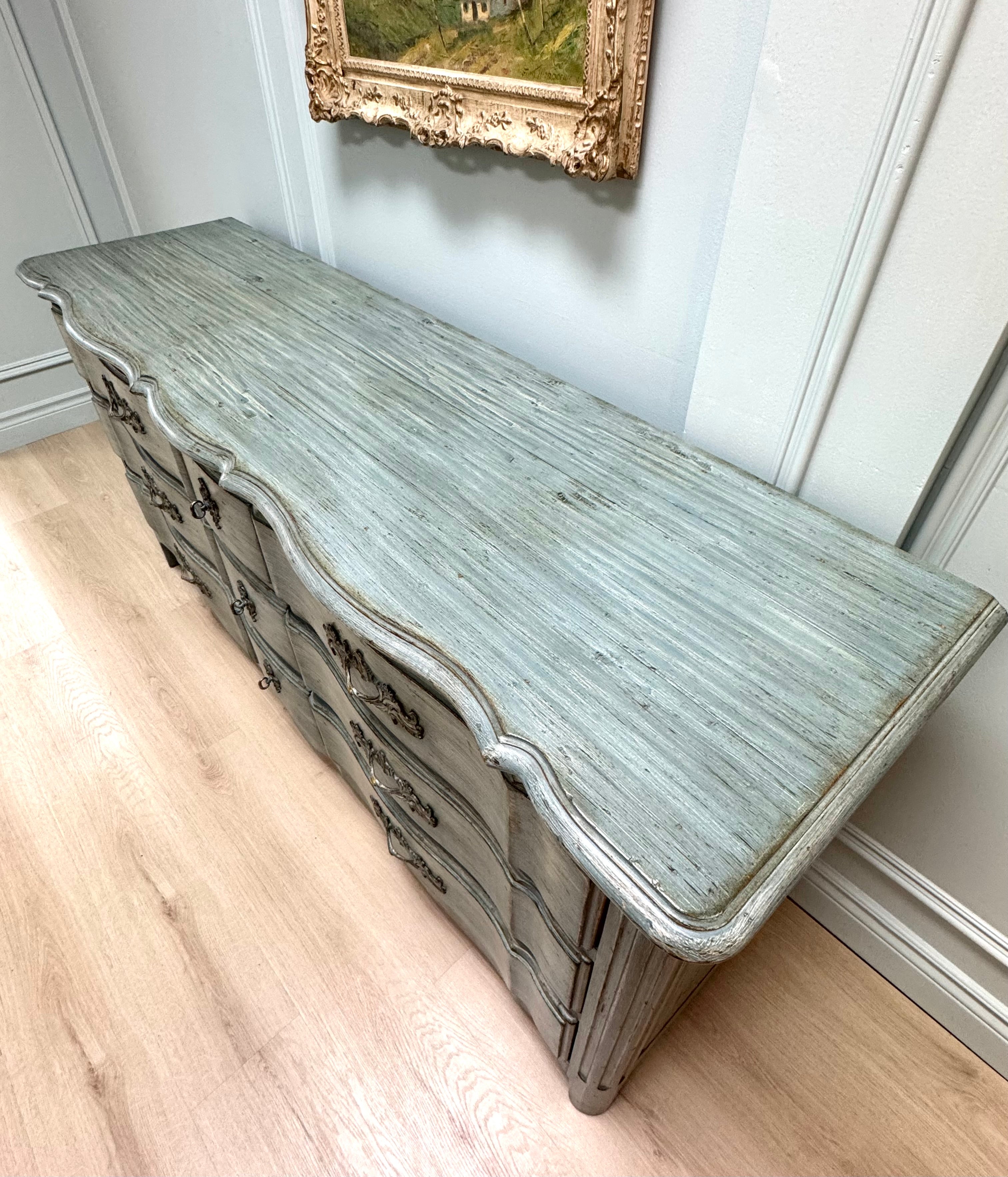 French Blue Bordeaux Dresser