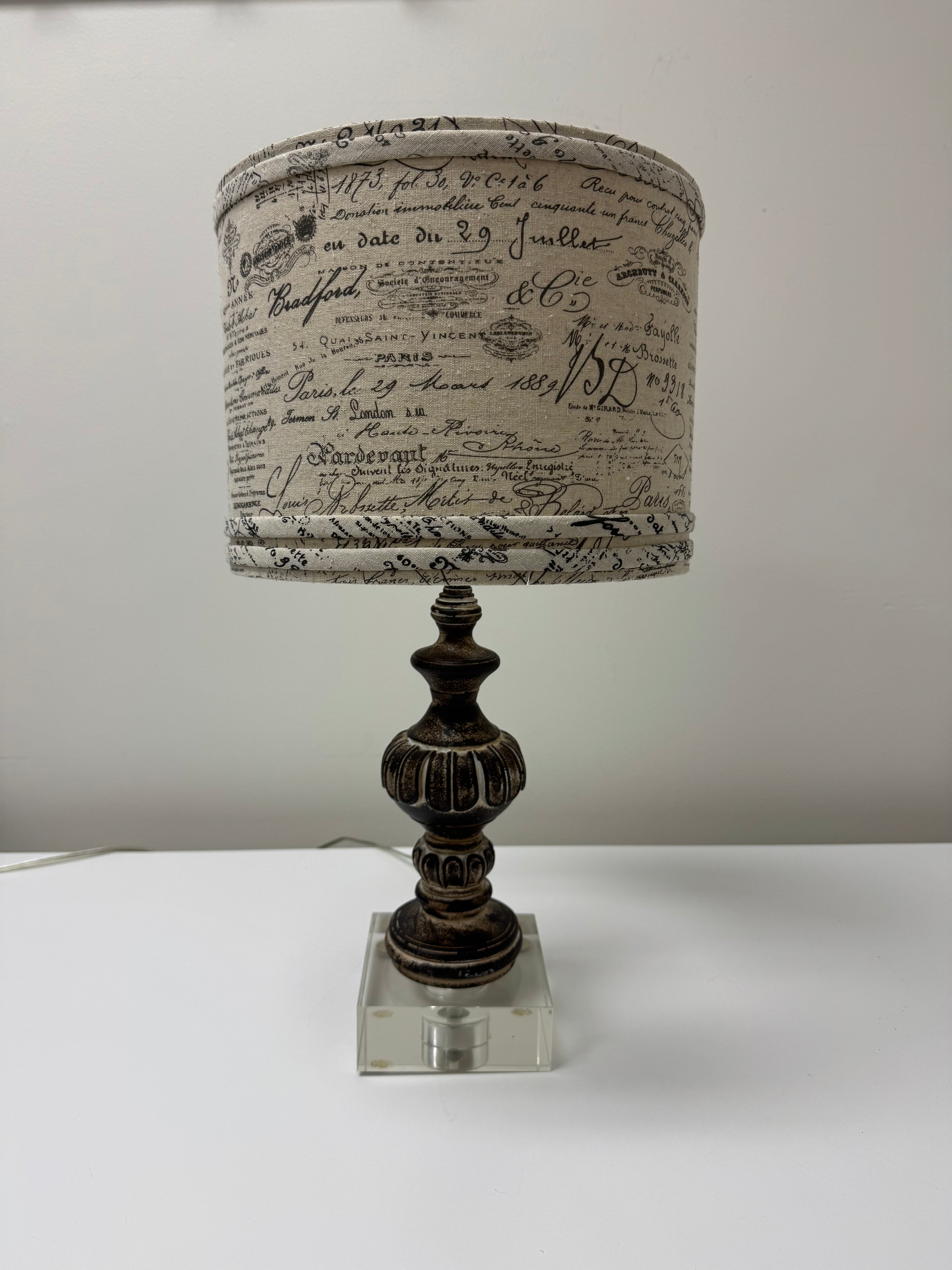 Weathered French Urn Lamp