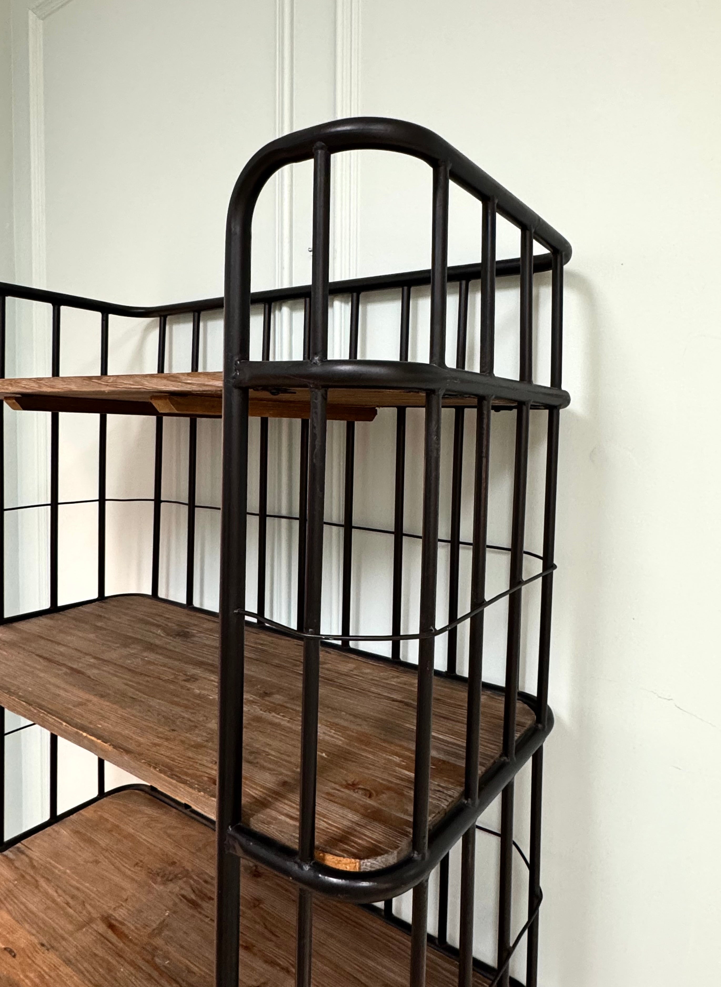 Industrial Caged Baker's Rack