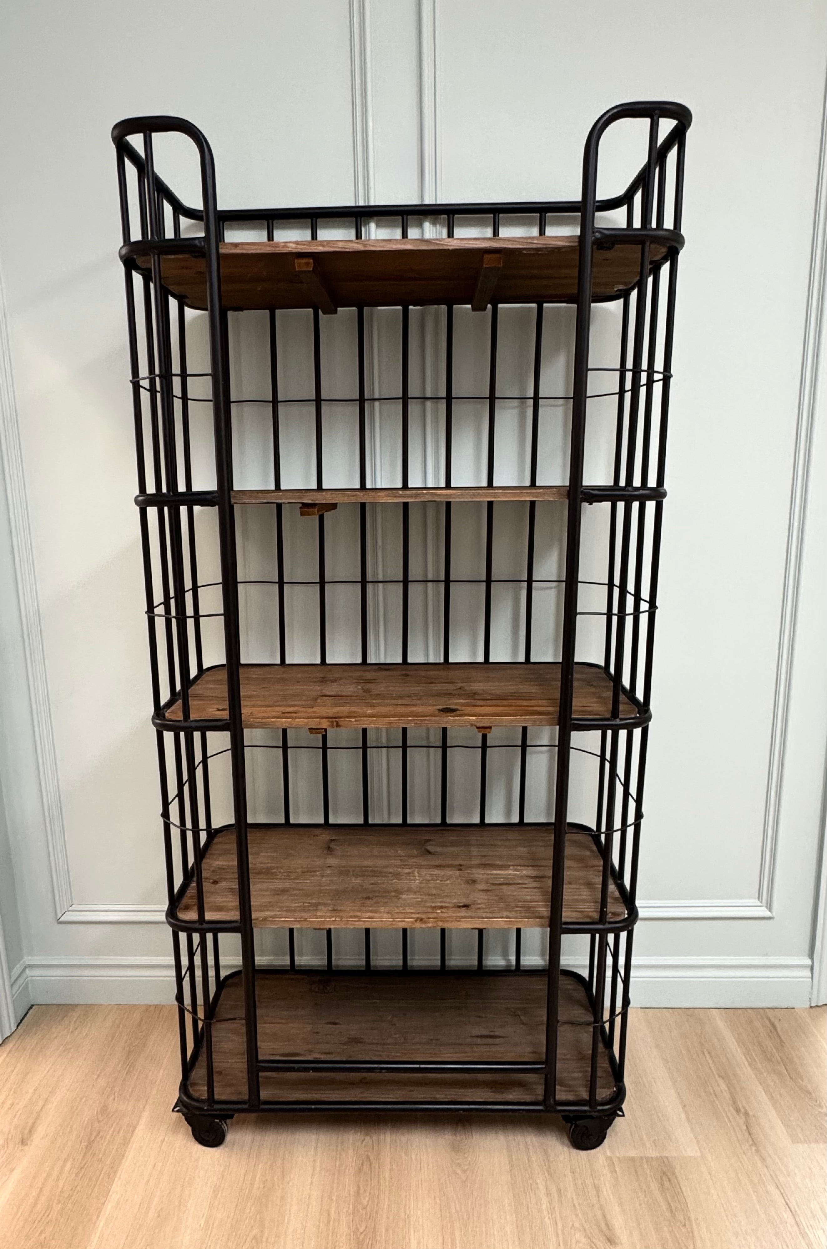 Industrial Caged Baker's Rack