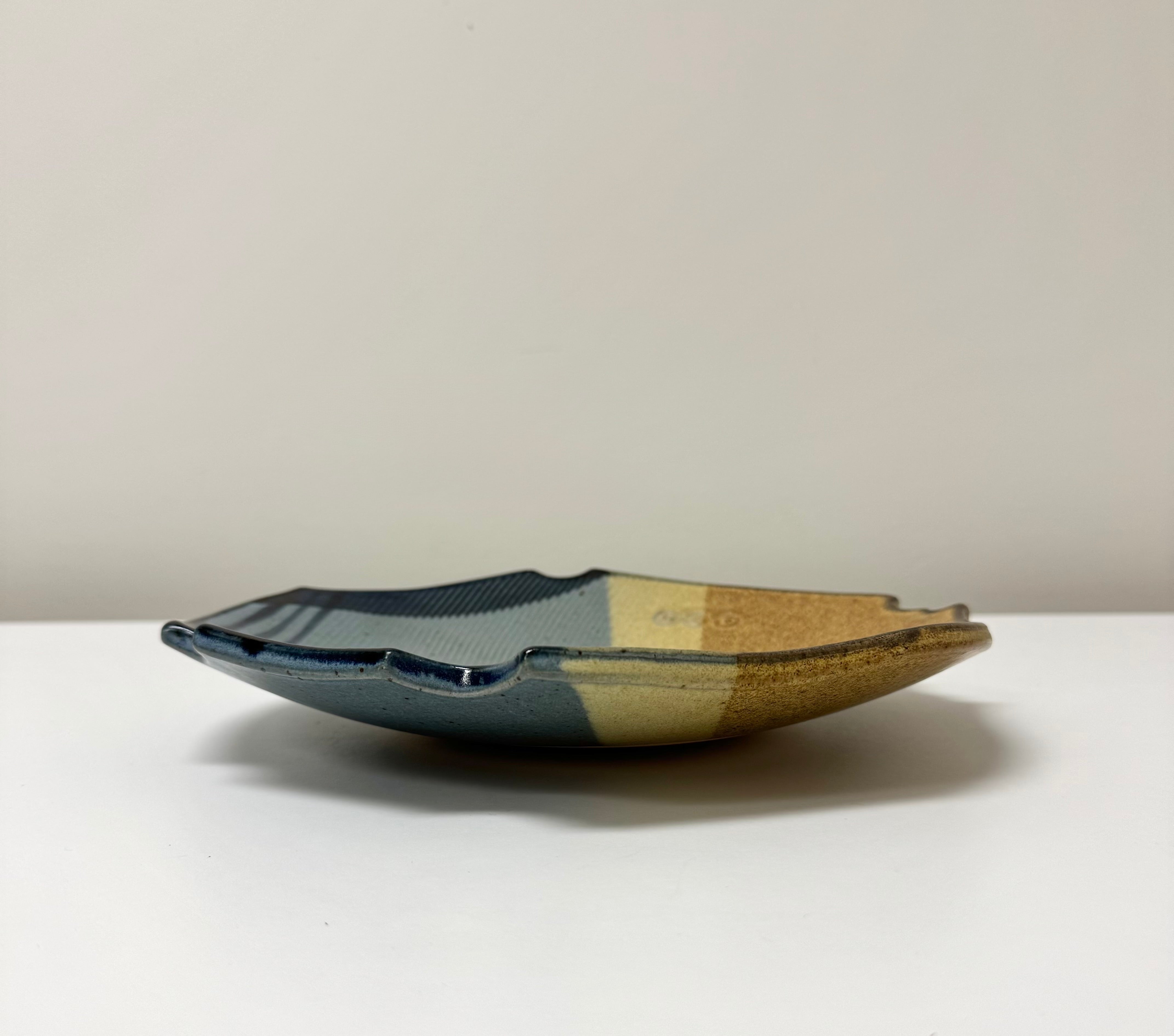 LINDGREN POTTERY Handmade Stoneware 11" Tray