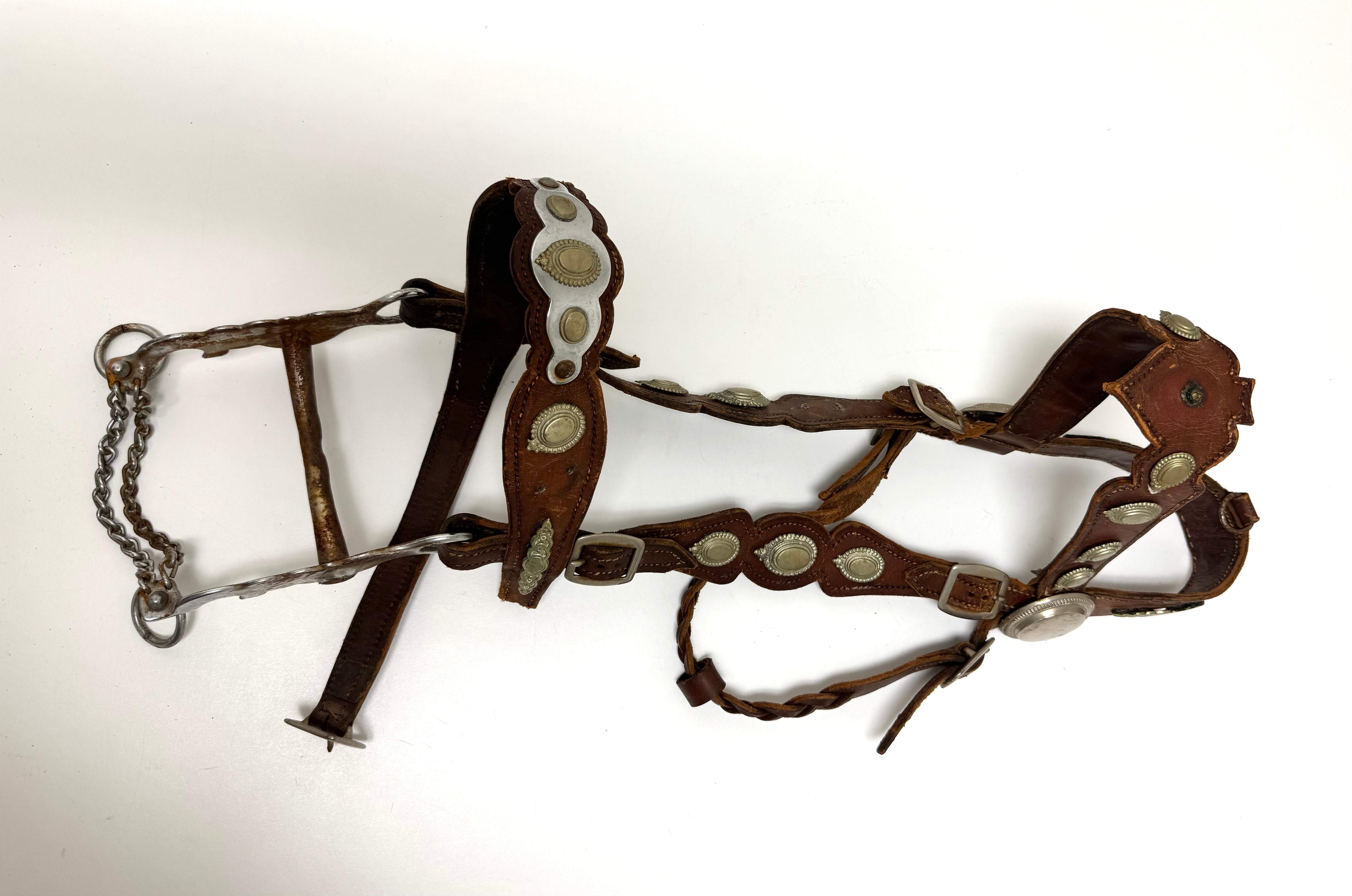 Vintage Complete Western Brown Leather Bridle