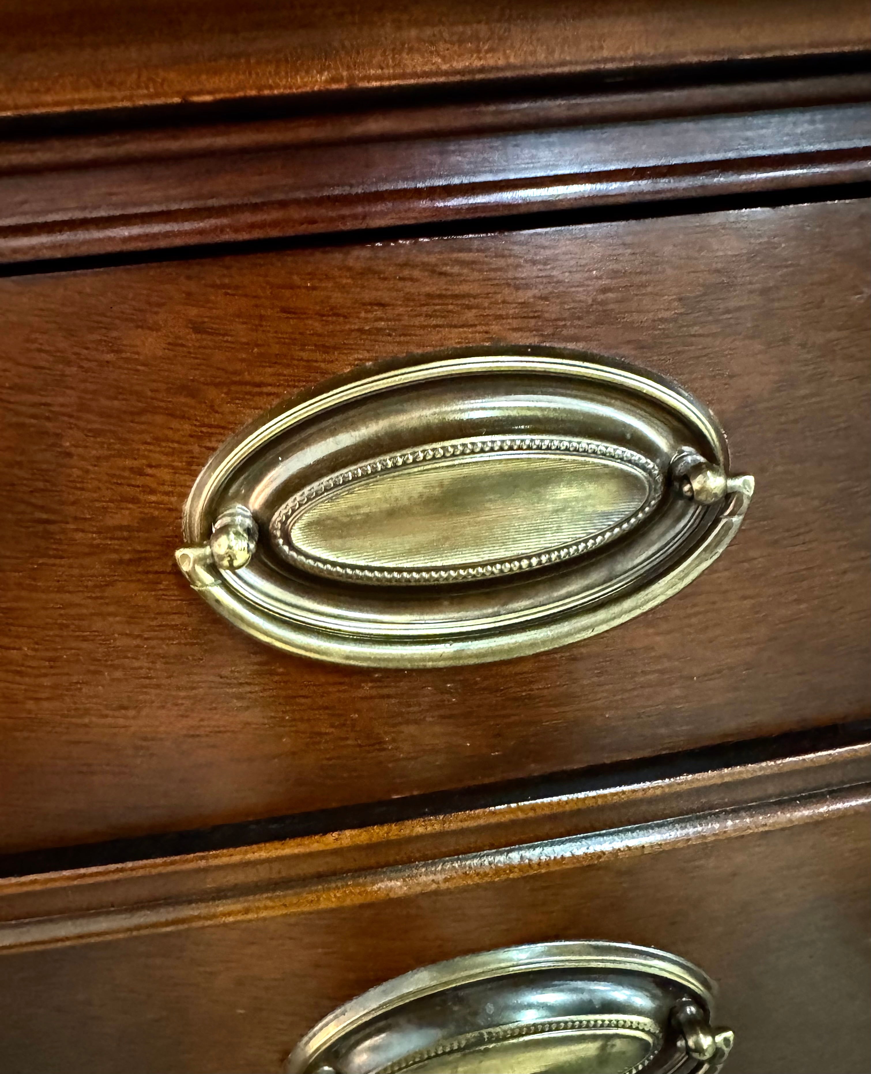Federal Style Mahogany Highboy Dresser