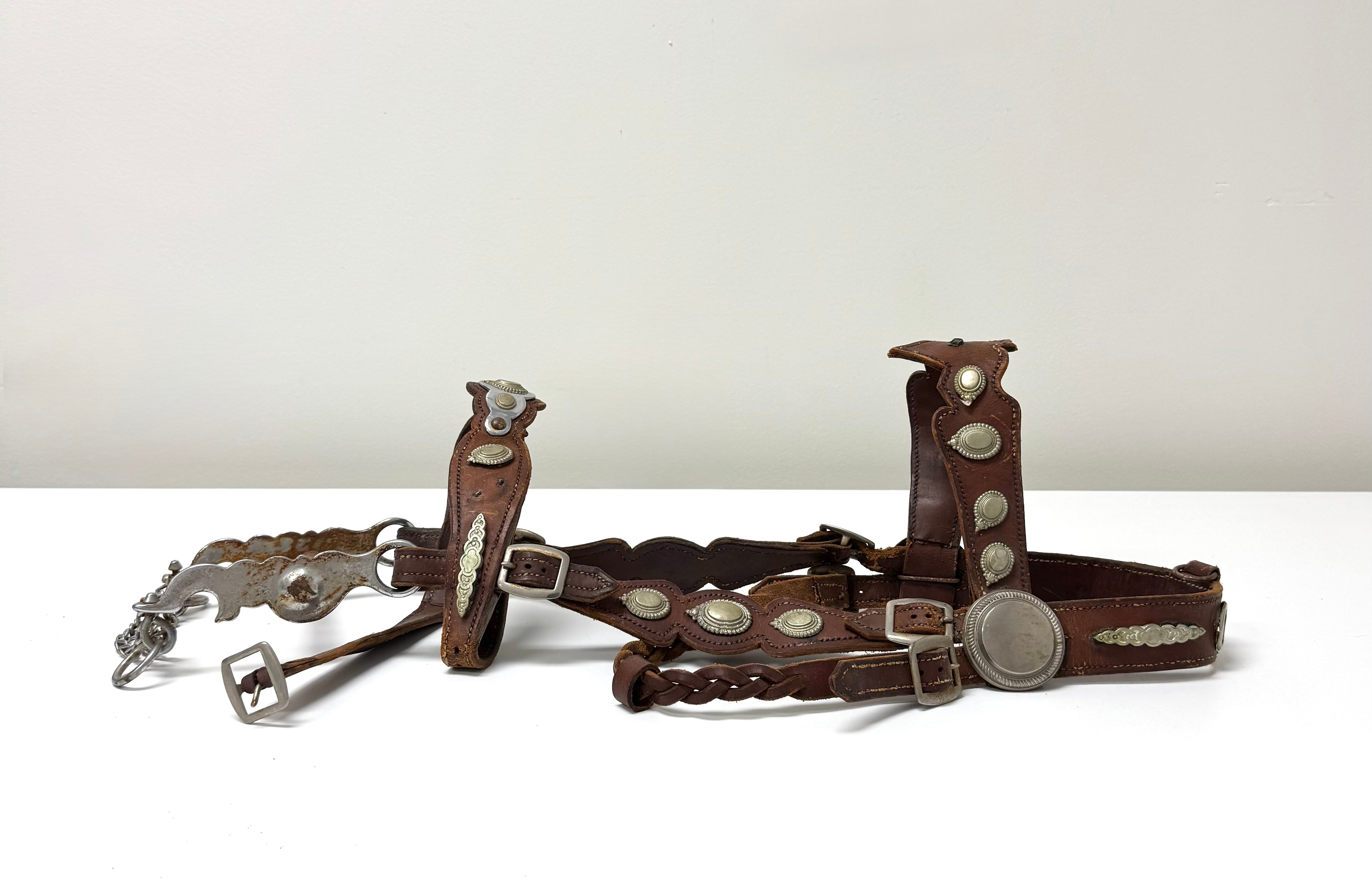 Vintage Complete Western Brown Leather Bridle