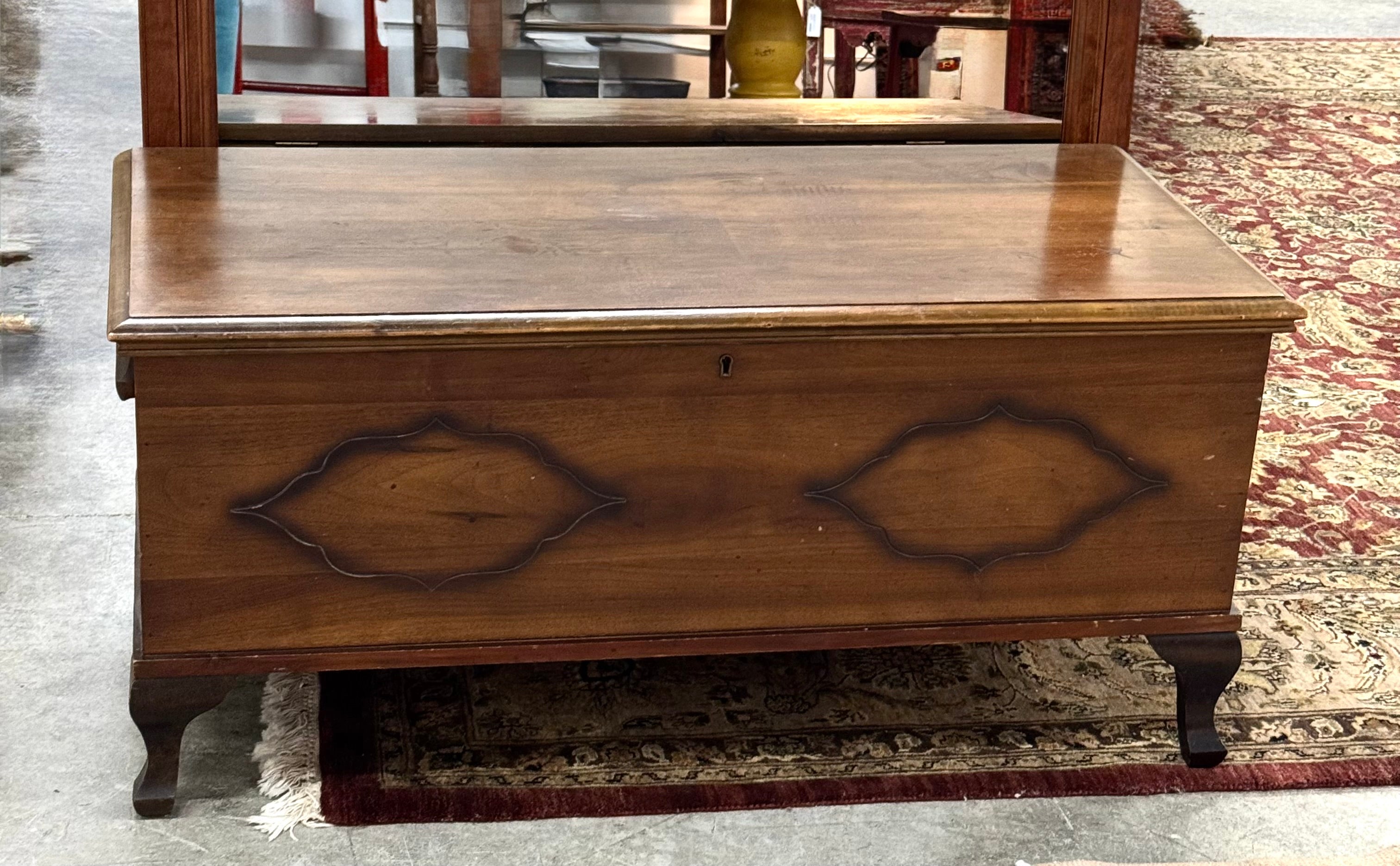 Vintage Walnut Cedar-lined Chest